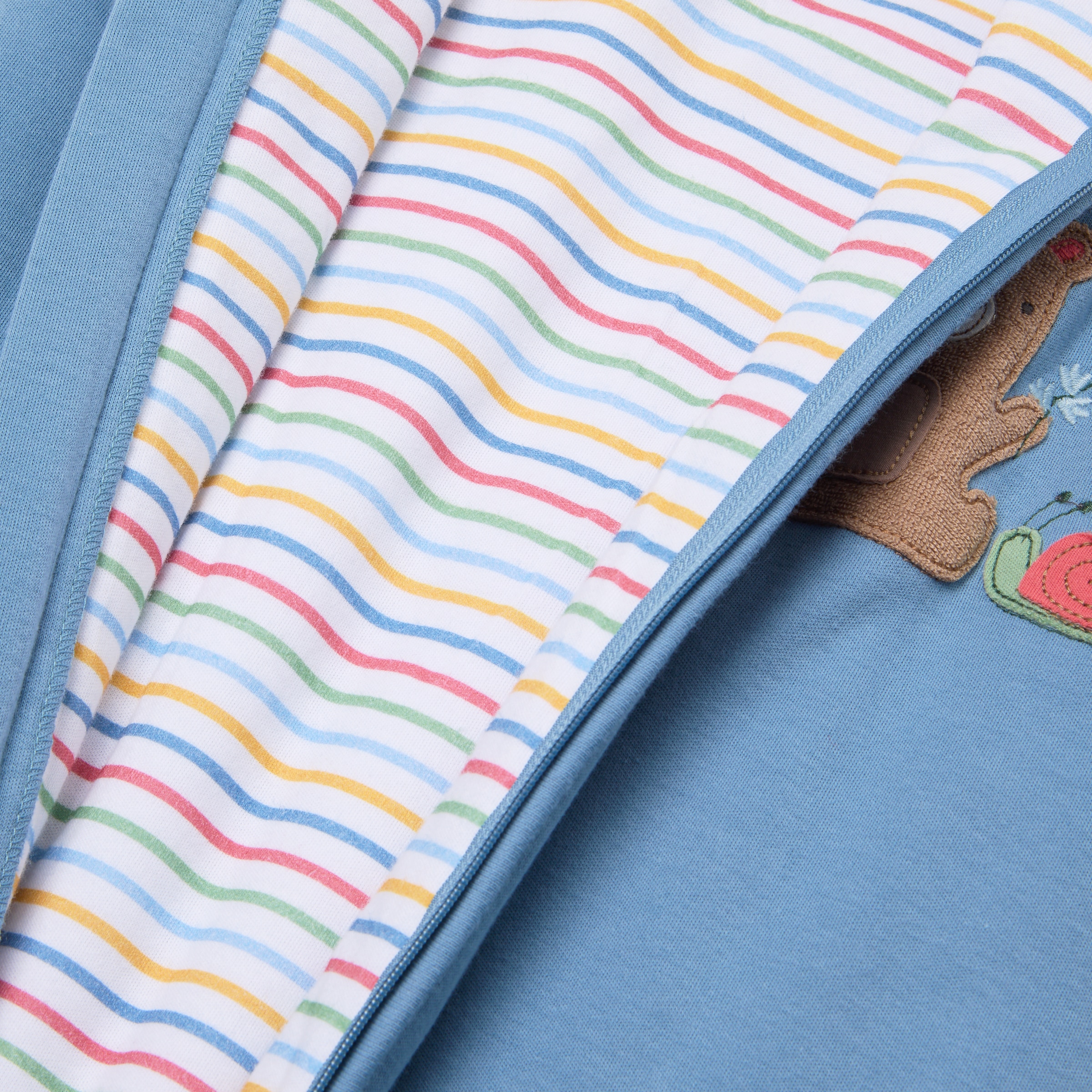 Manta Pijama Fresh Coleção Little Bugs, Urso Tog 1.0 Azul Electric-4