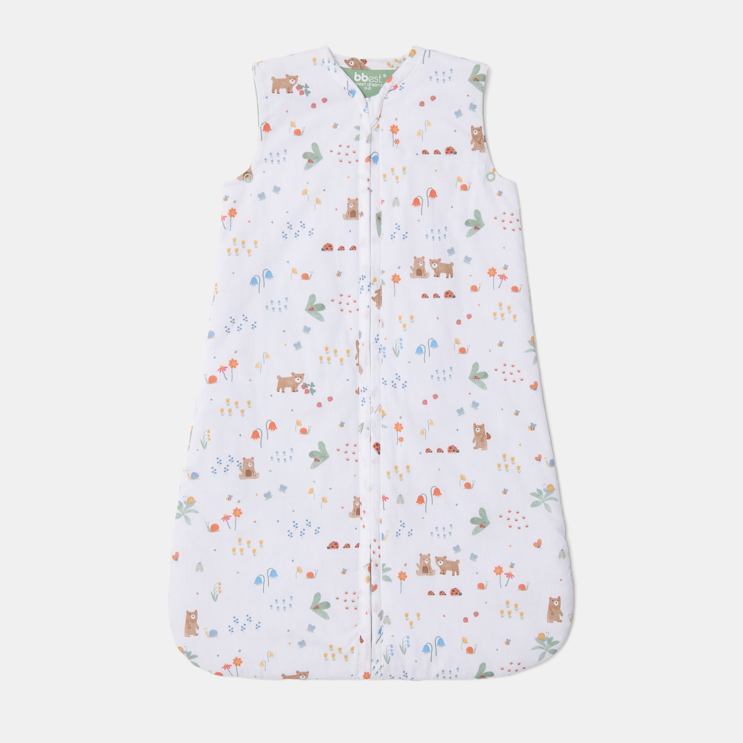 Imagem 0 de Saco de dormir Bbest da coleção Little Bugs insetinhos e flores Tog 1.0 (disponível em vários tamanhos)