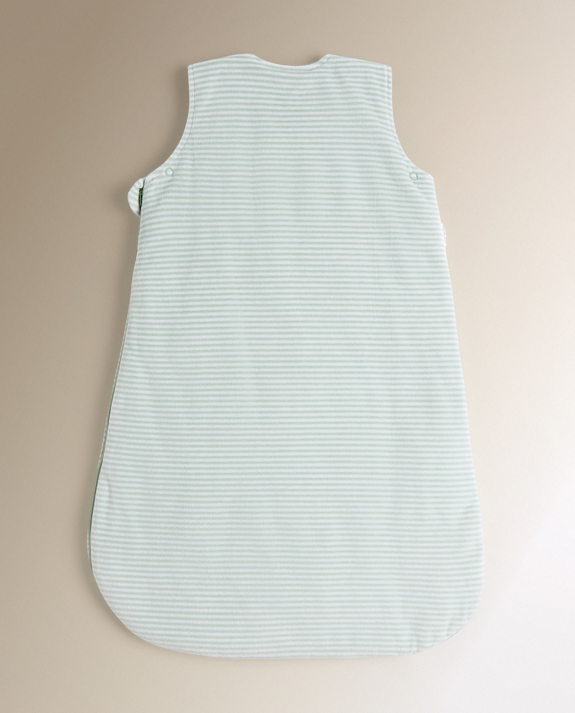 Saco de Dormir Velour Riscas Nuvem TOG 2.5 Verde Mint-2