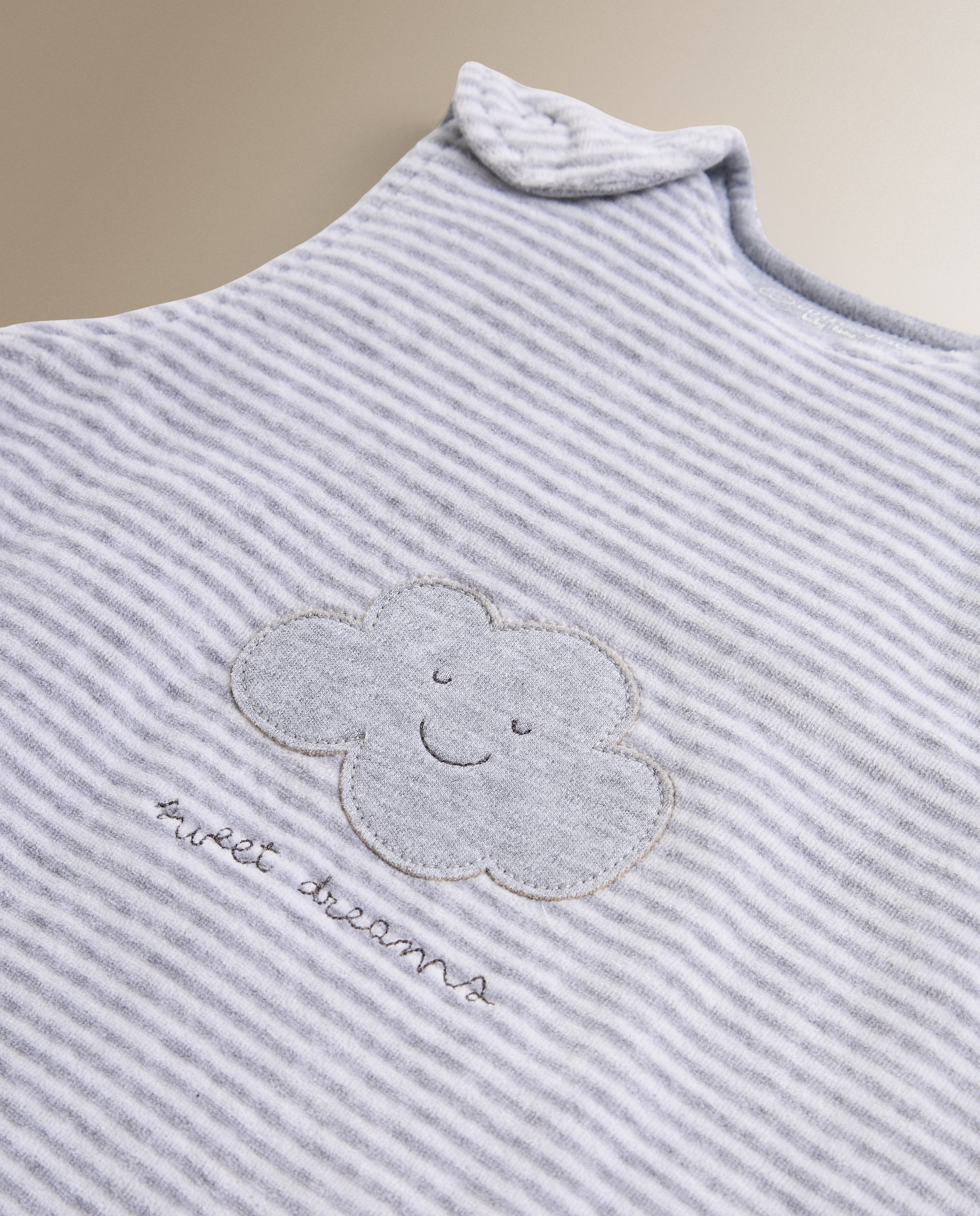 Saco de dormir Cotton Juice Baby Home Abecedario TOG 1.0 - Gris claro Gris claro-3