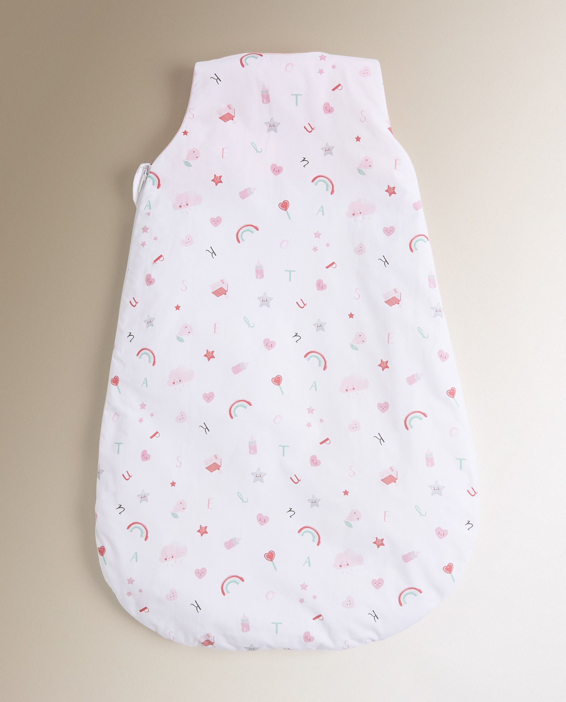 Saco de Dormir Abecedário TOG 2.5 Rosa-claro-2