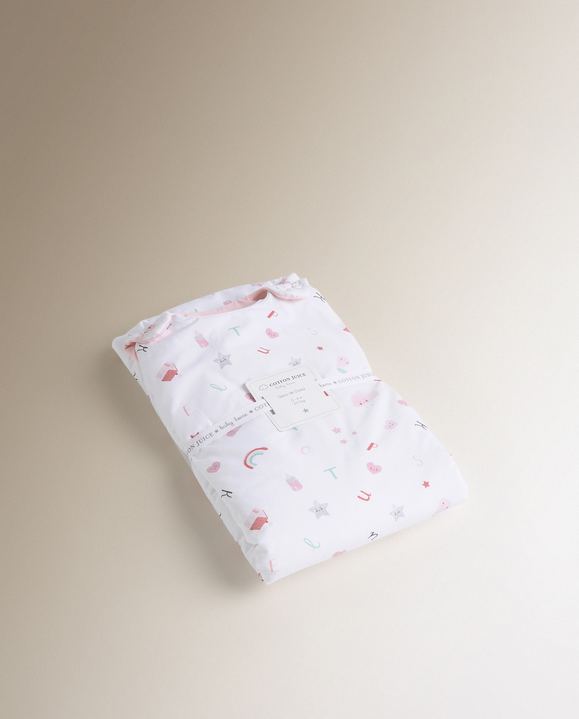 Saco de Dormir Abecedário TOG 2.5 Rosa-claro-5