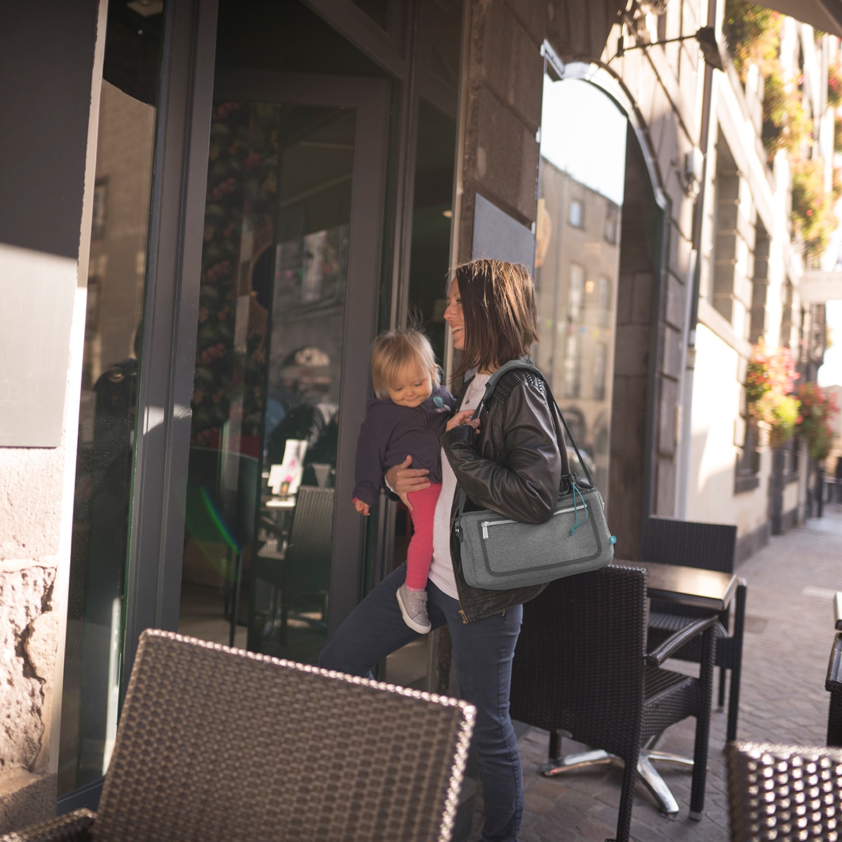 Mala Organizadora Stroller Bag Cinzento-7