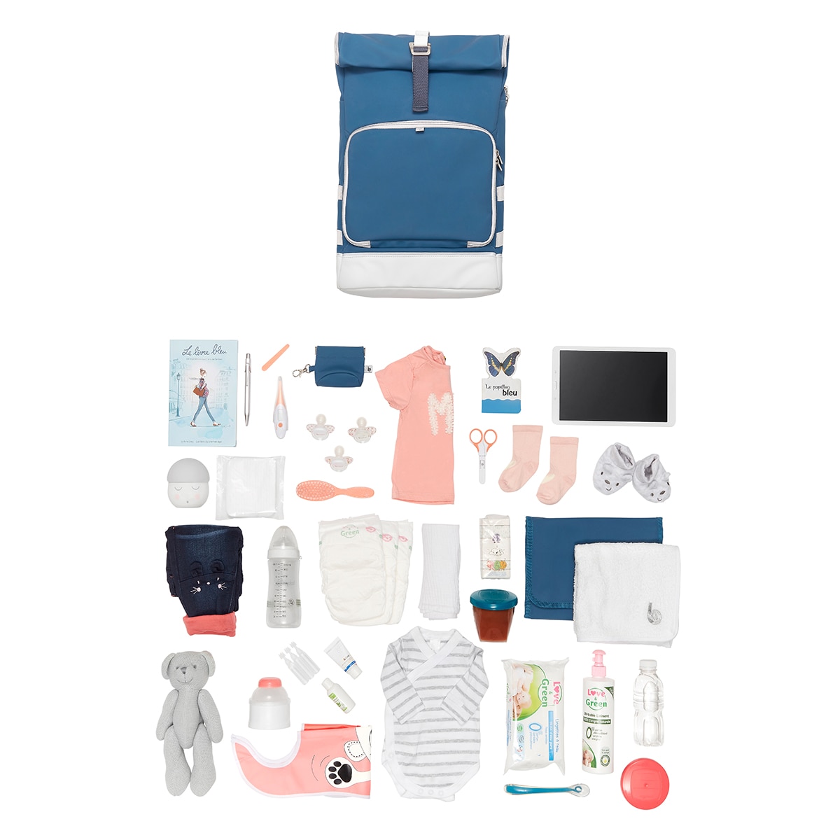 Mochila Cambiador Babymoov Le Sancy Azul Azul-6