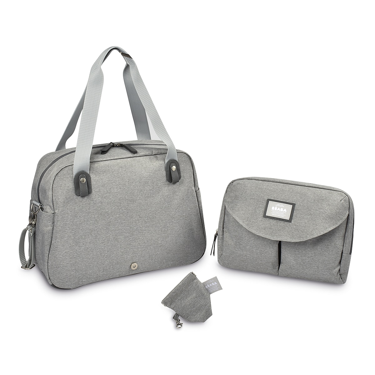 Bolso Cambiador Beaba Ginebra - Gris Gris-3