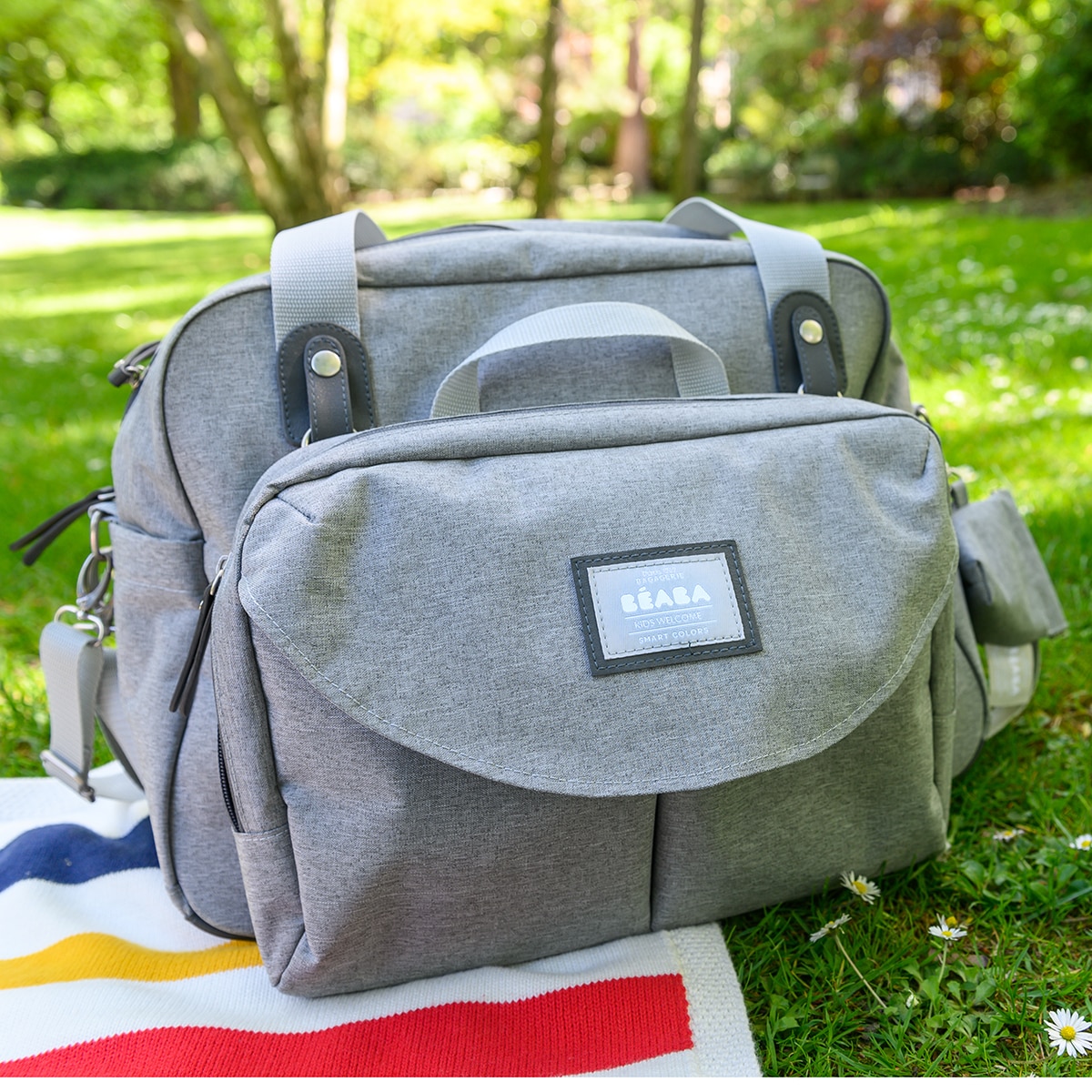 Bolso Cambiador Beaba Ginebra - Gris Gris-10