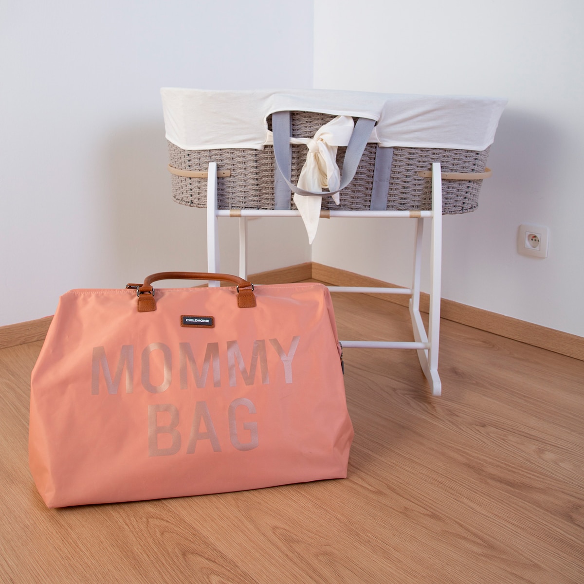 Bolso Maternidad Childhome Mommy Bag - Rosa Rosa-9
