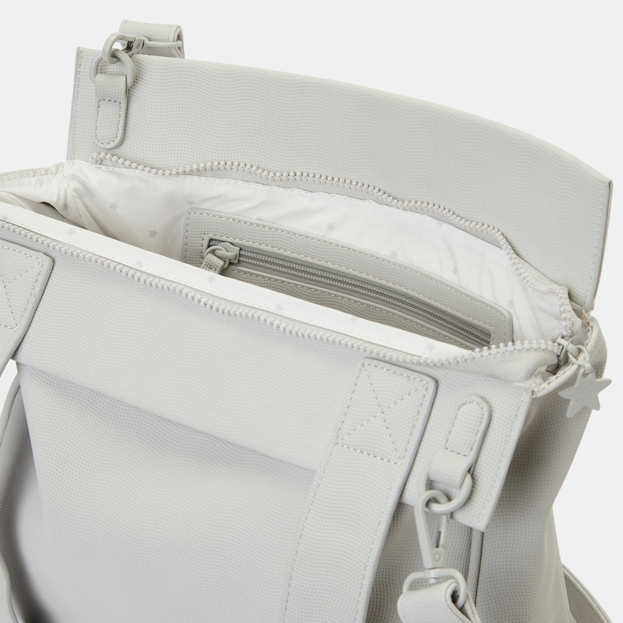 Bolso Panera Cotton Juice Baby Home Polipiel - Gris Gris-6
