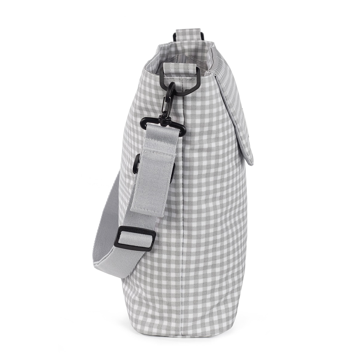 Bolso Canastilla Walking Mum I Love Vichy - Gris Gris-3