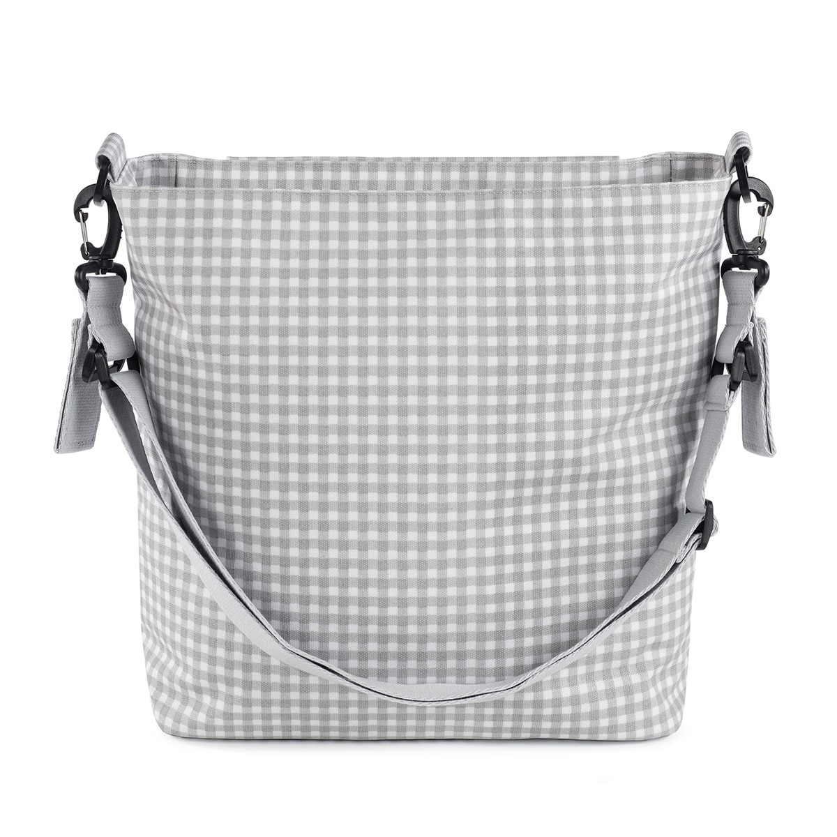 Bolso Canastilla Walking Mum I Love Vichy - Gris Gris-4