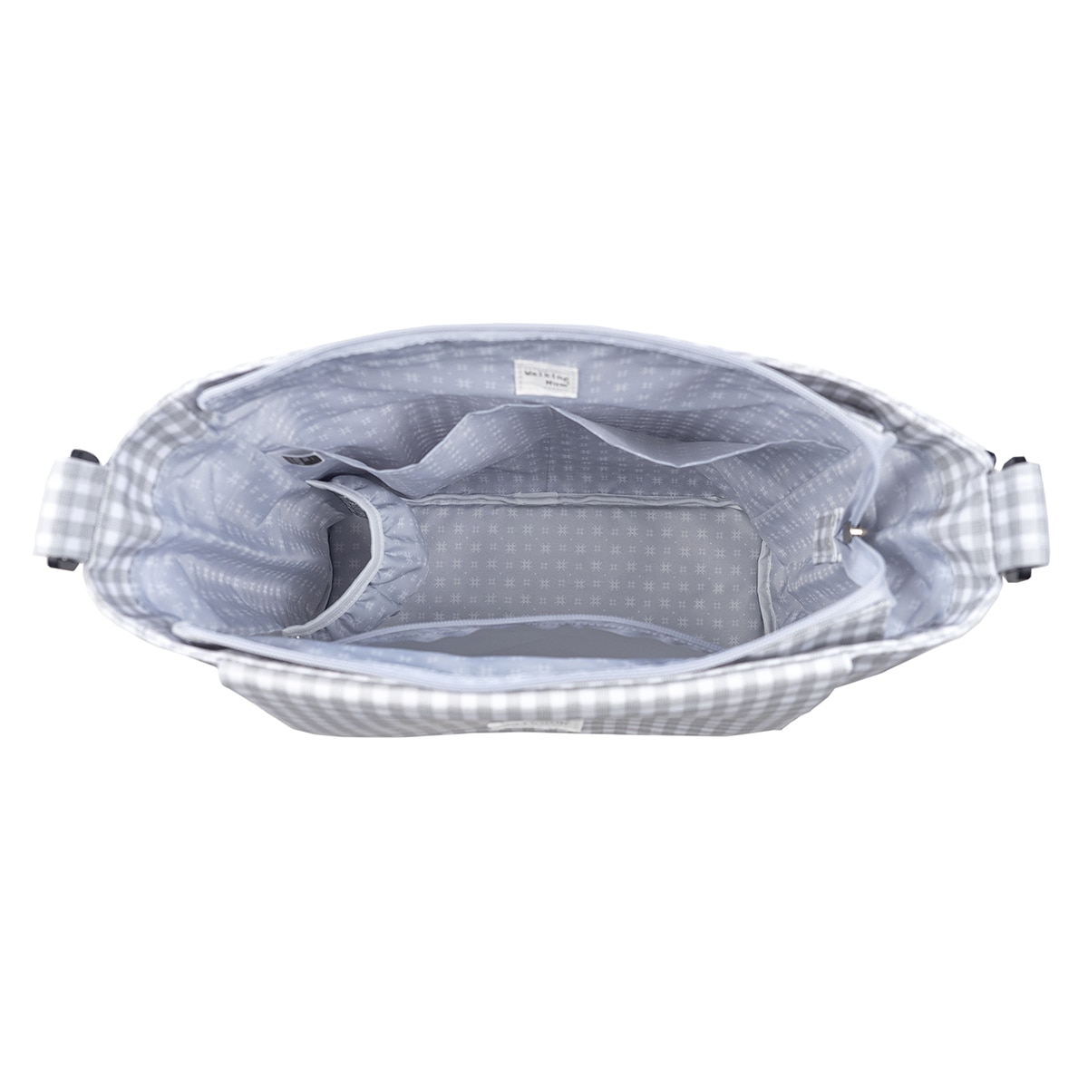 Bolso Canastilla Walking Mum I Love Vichy - Gris Gris-7