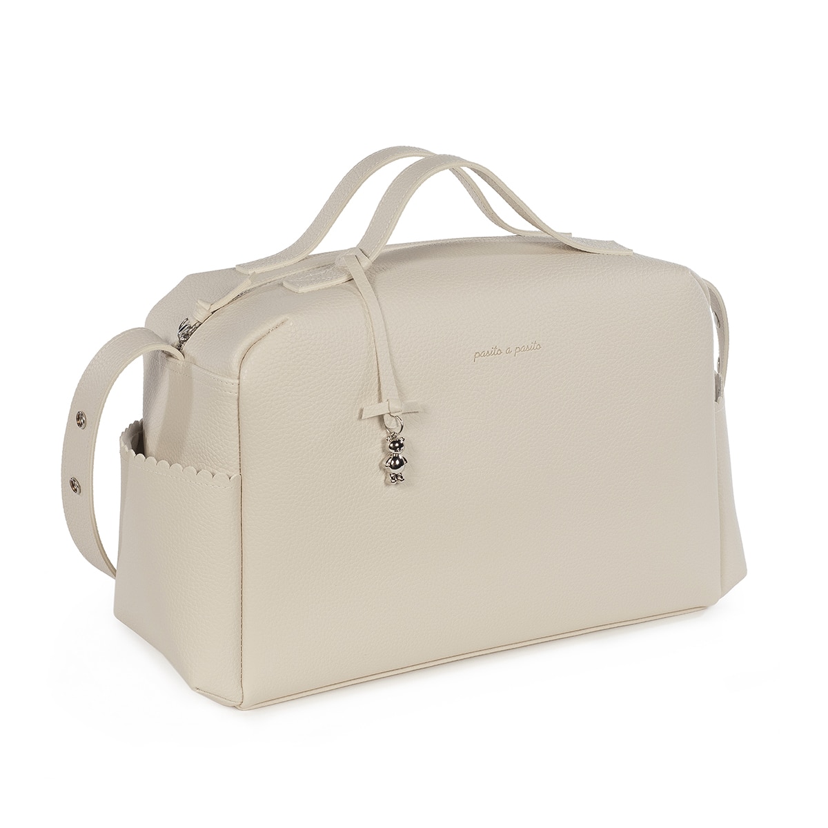 Mala de Passeio Icon Polipele Creme-3