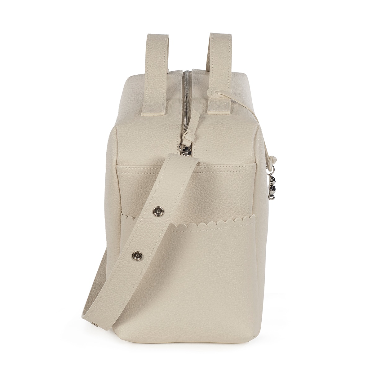 Mala de Passeio Icon Polipele Creme-4