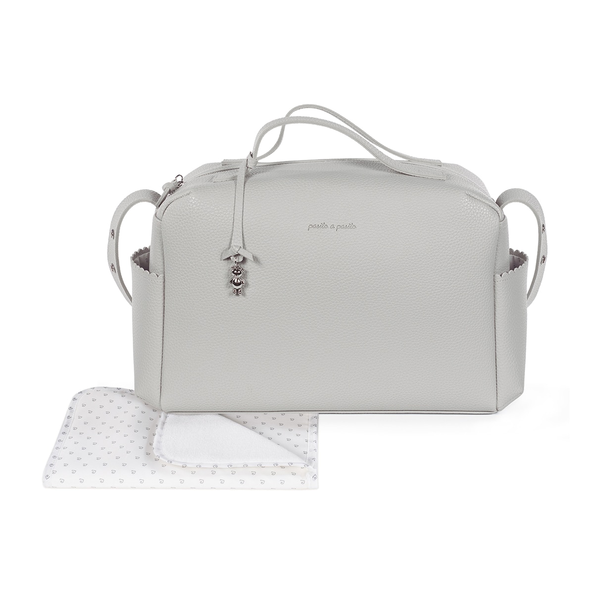 Bolso Cambiador Pasito a Pasito Icon polipiel - Gris claro Gris claro-1