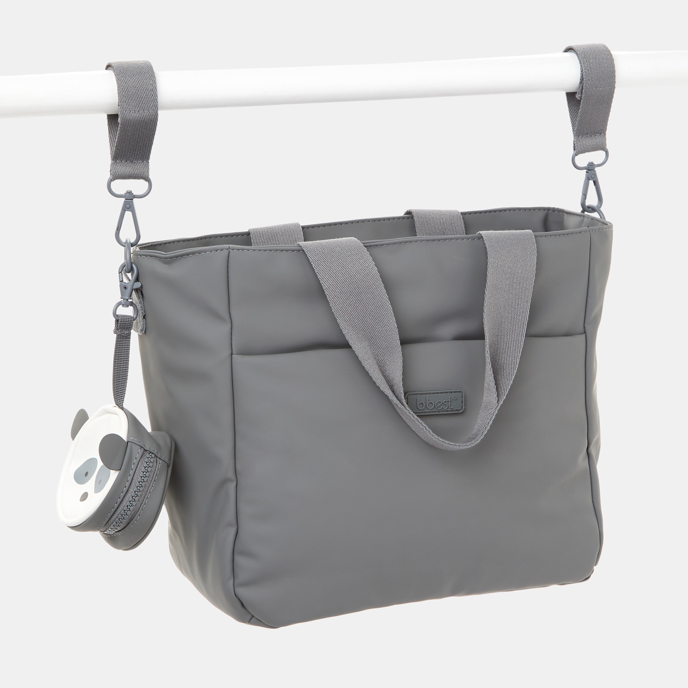 Mala Messenger Nómada Engomada Cinzento-5