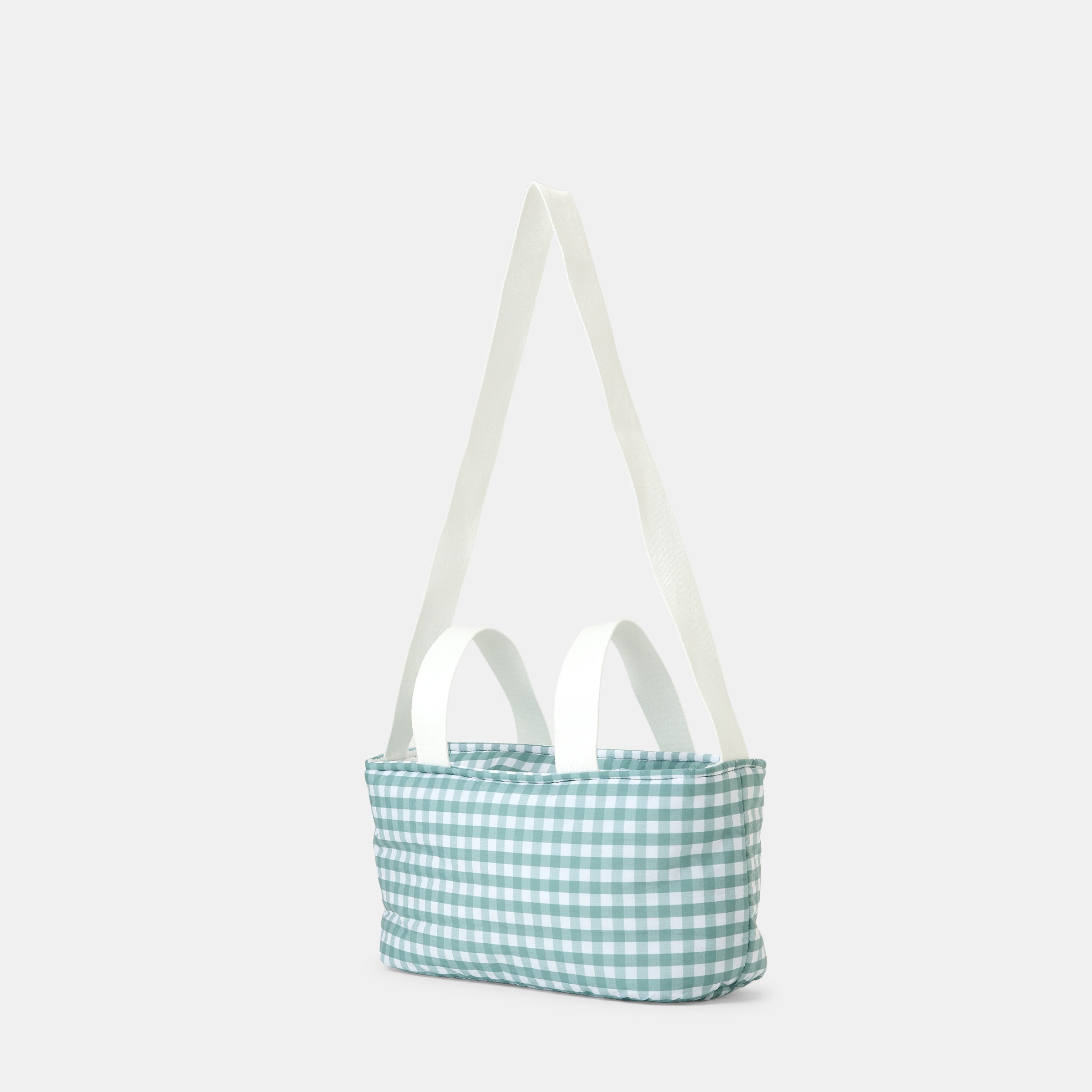 bolso Cotton Juice Home organizador vichy Verde Oliva Verde Oliva-2