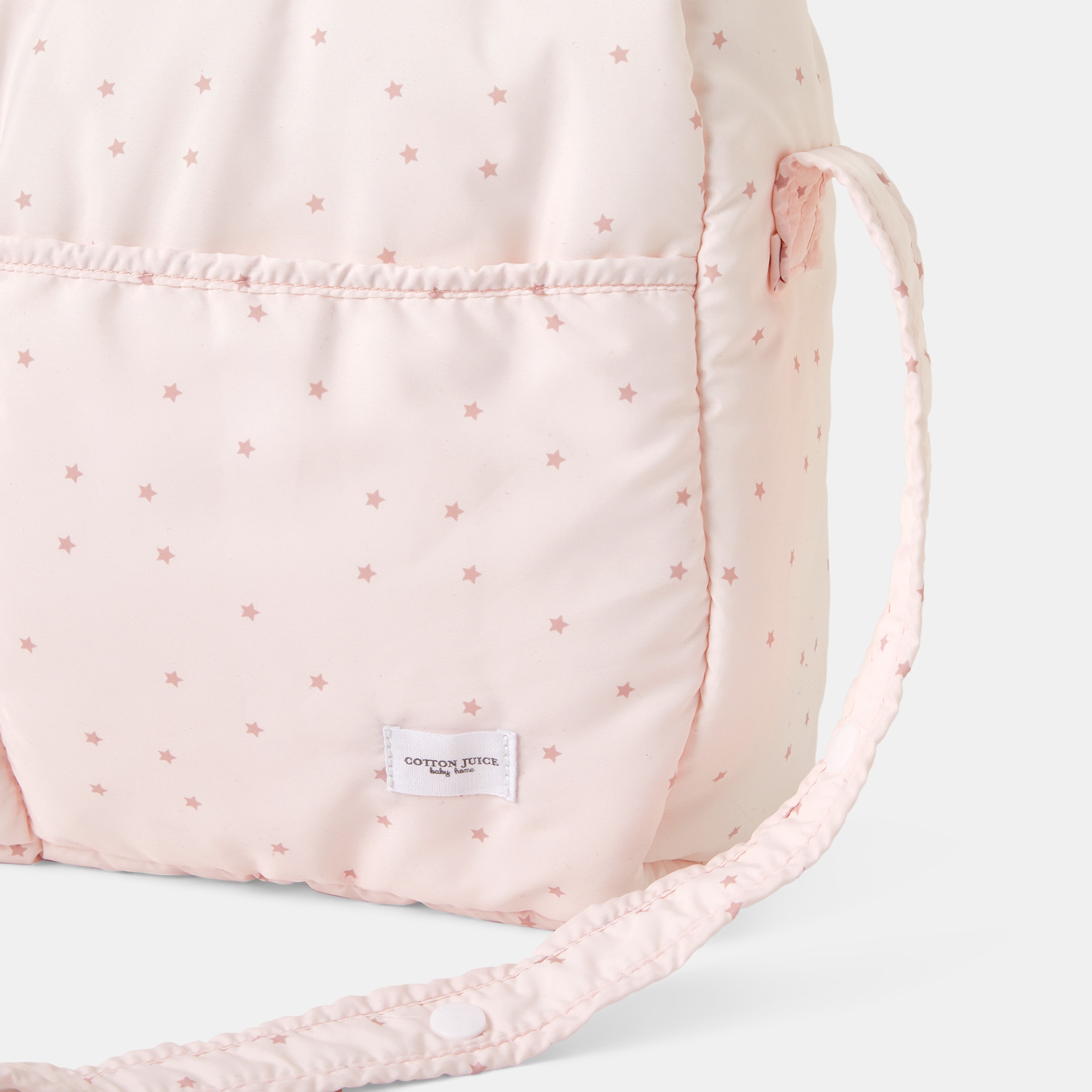 Bolsa canastilla Cotton Juice Baby Home básico estrellas de bebé - Rosa Rosa-3