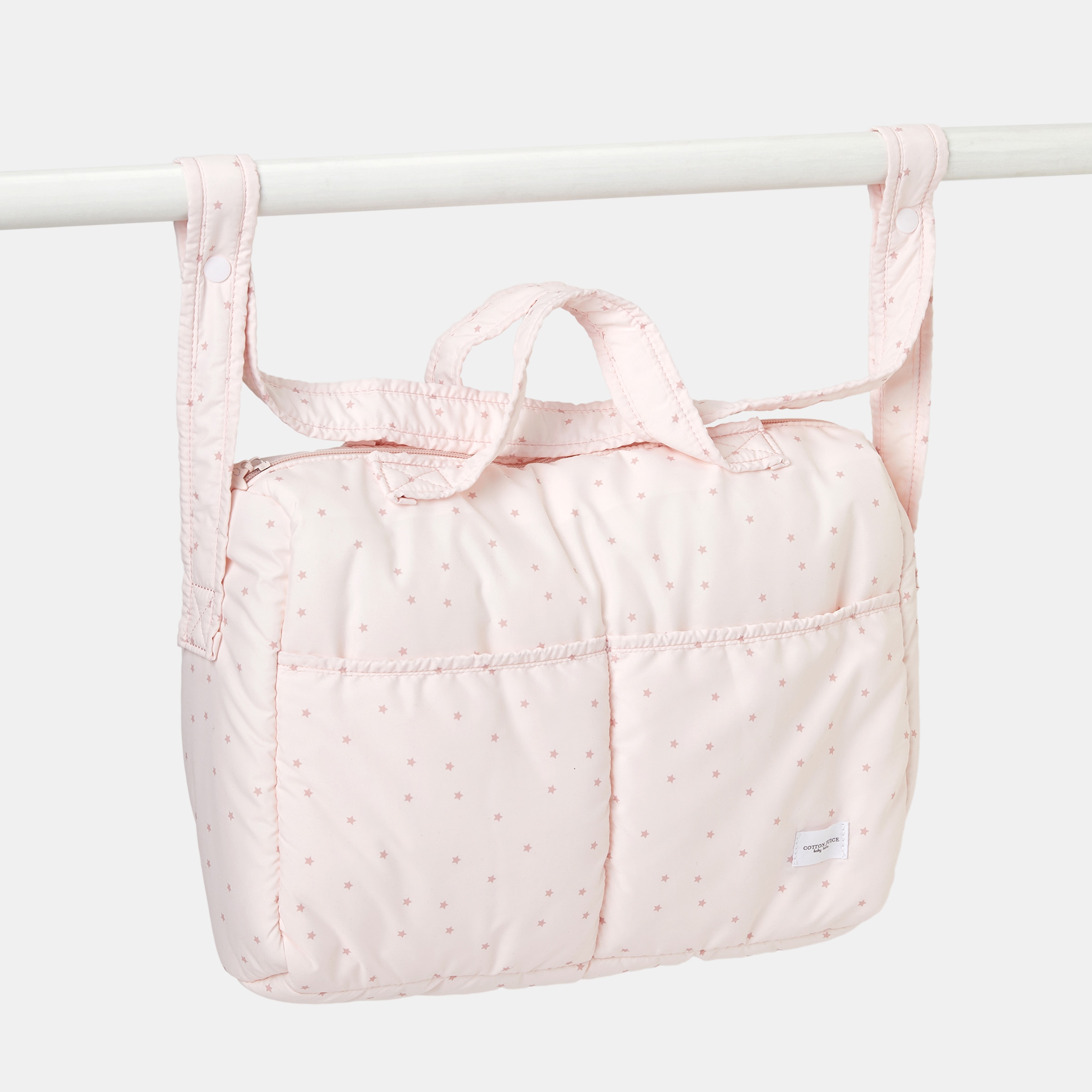 Bolsa canastilla Cotton Juice Baby Home básico estrellas de bebé - Rosa Rosa-5