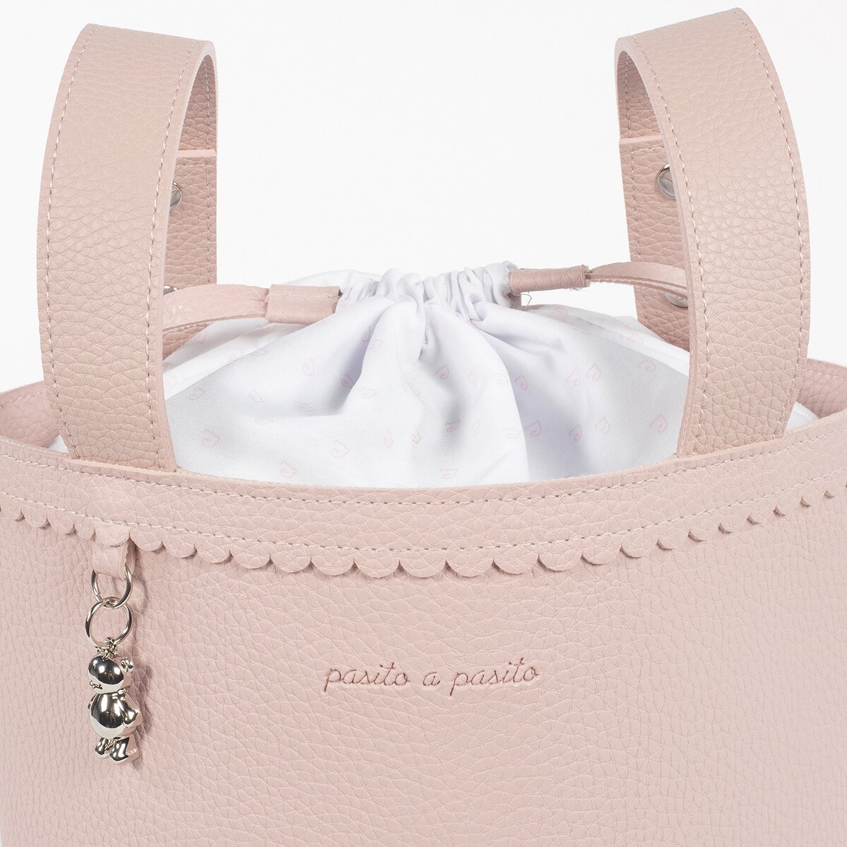 Bolso Bucket Pasito a Pasito Icon - Rosa Rosa-3
