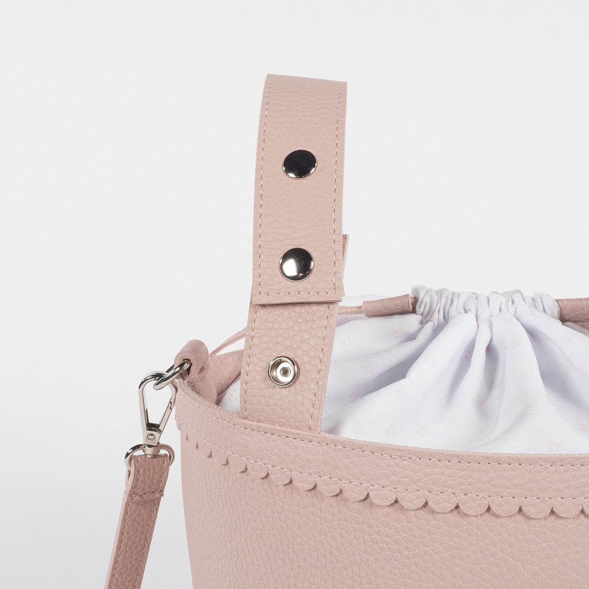 Bolso Bucket Pasito a Pasito Icon - Rosa Rosa-4