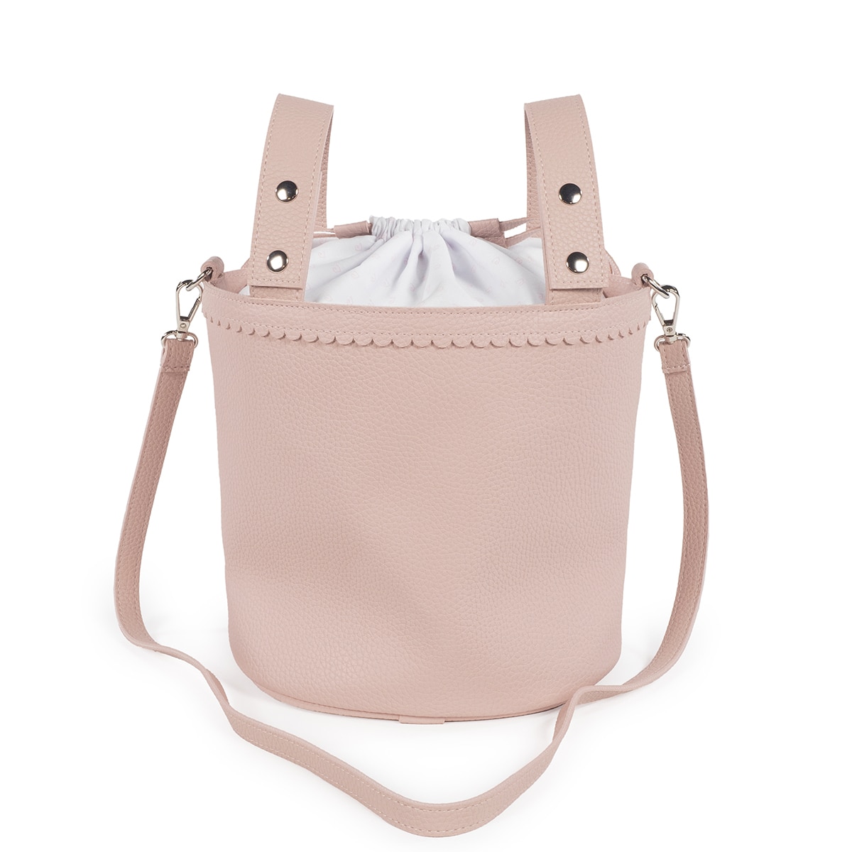 Bolso Bucket Pasito a Pasito Icon - Rosa Rosa-7
