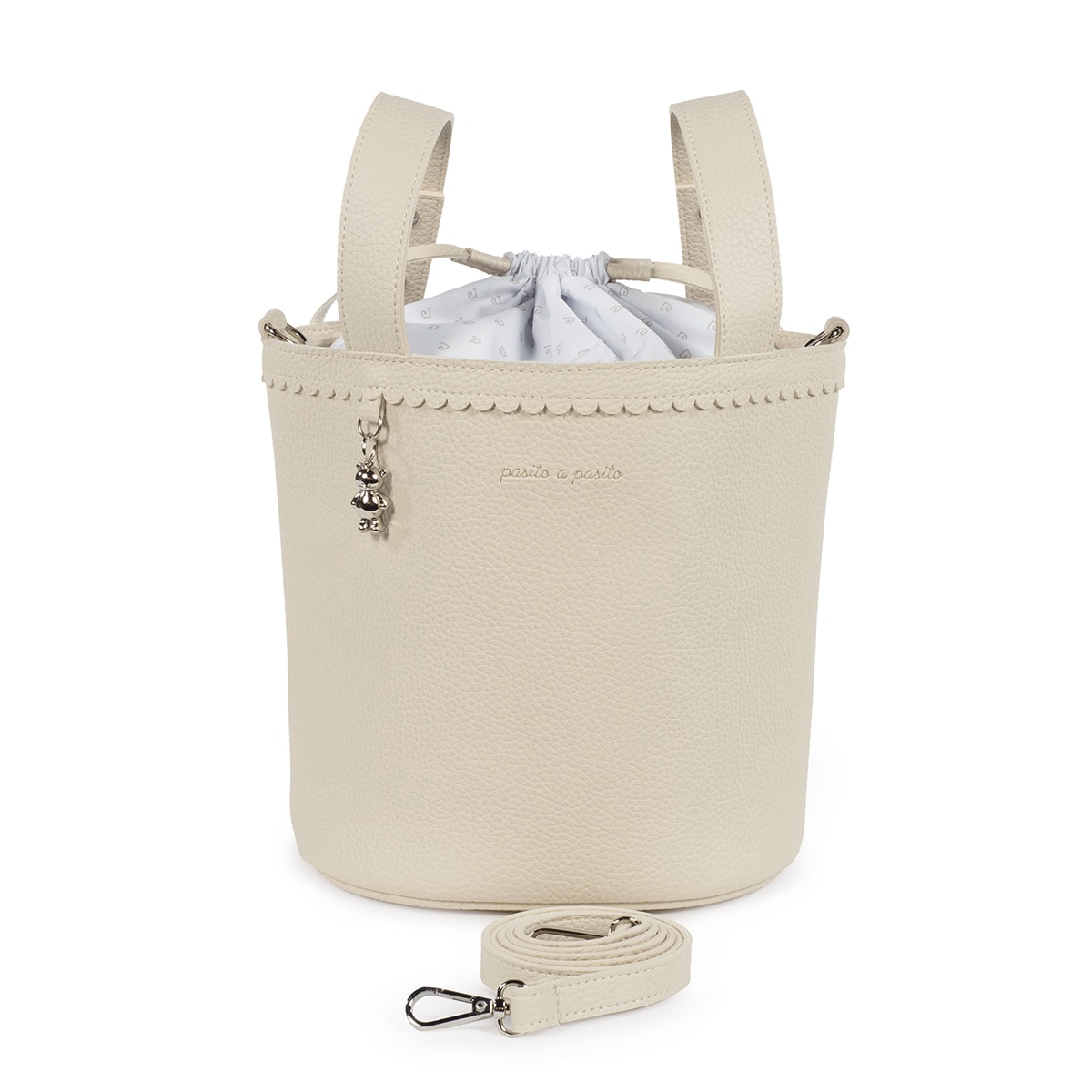 Bolso Bucket Pasito a Pasito Icon - Natural Natural-2