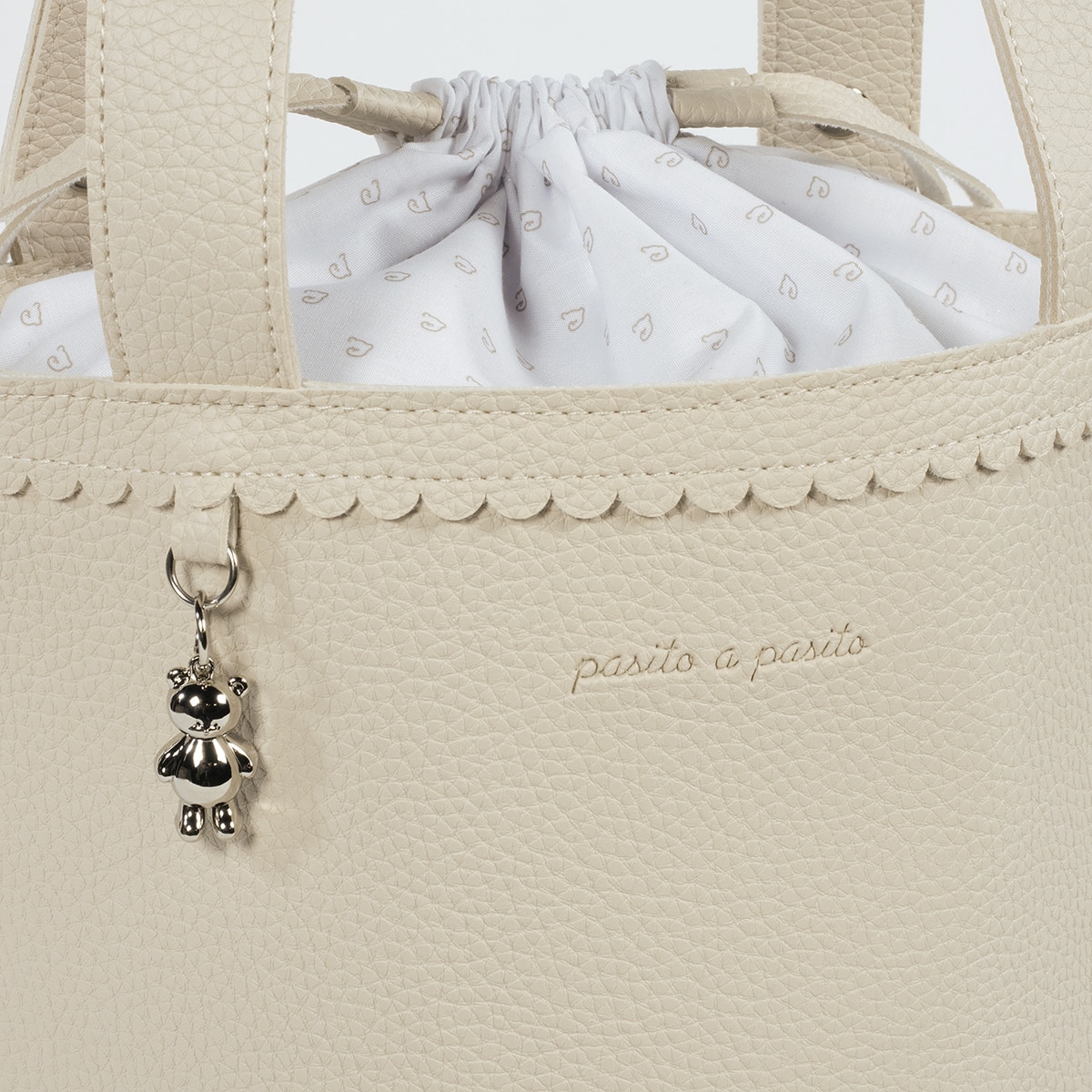 Bolso Bucket Pasito a Pasito Icon - Natural Natural-3