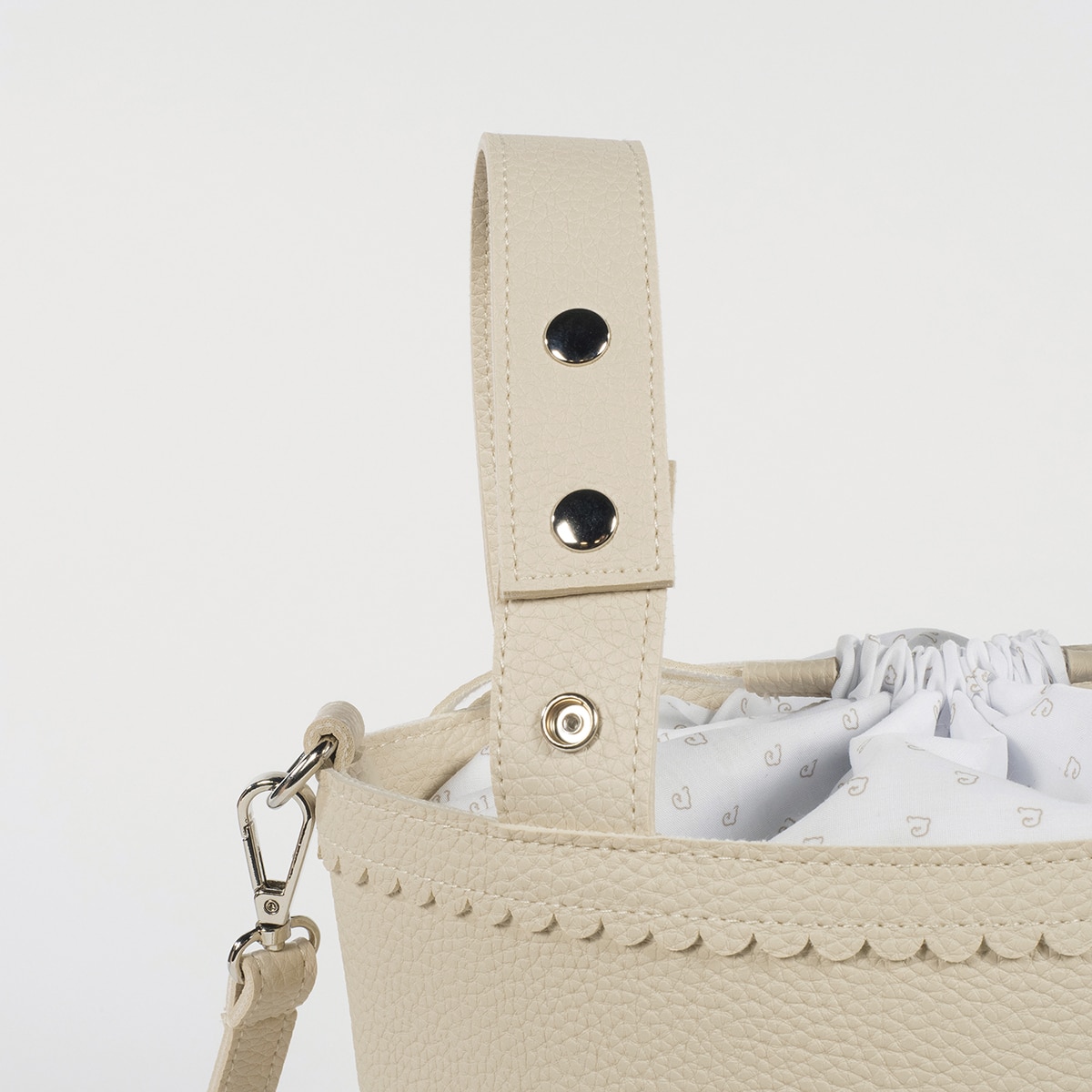 Bolso Bucket Pasito a Pasito Icon - Natural Natural-4