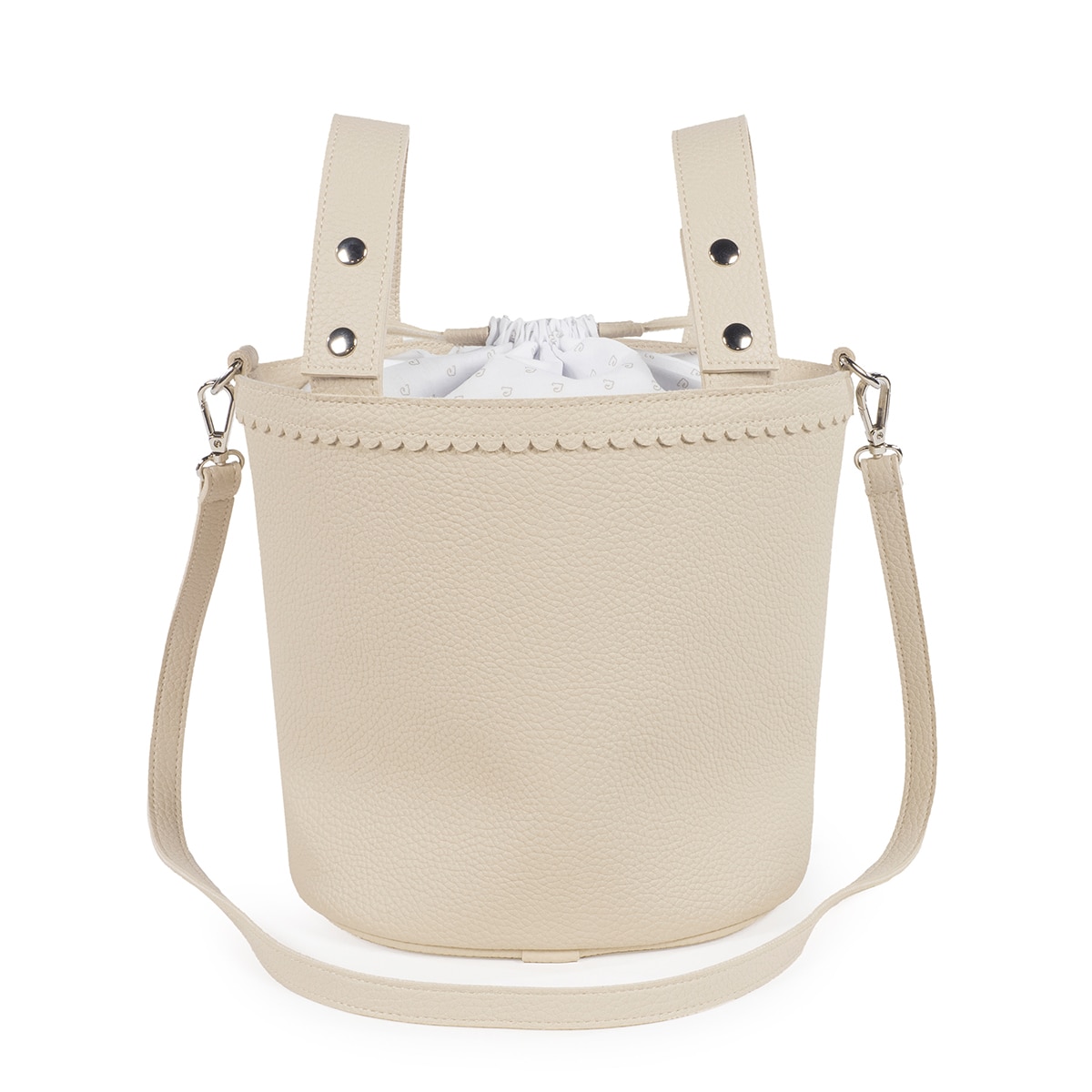 Bolso Bucket Pasito a Pasito Icon - Natural Natural-7