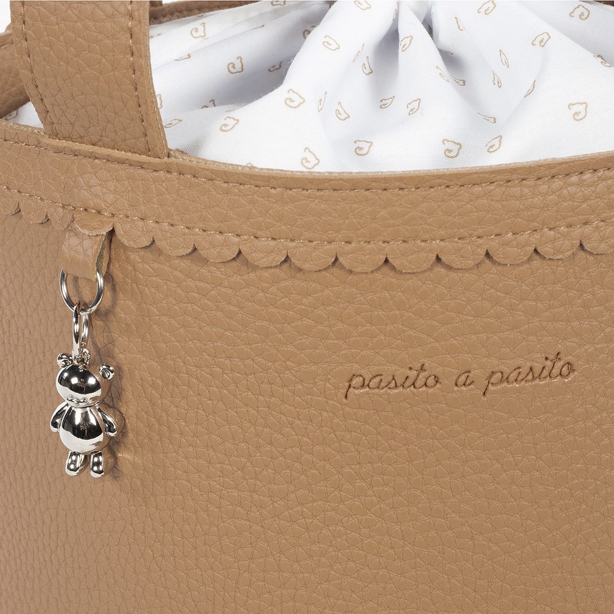 Bolso Bucket Pasito a Pasito Icon - Camel Camel-3