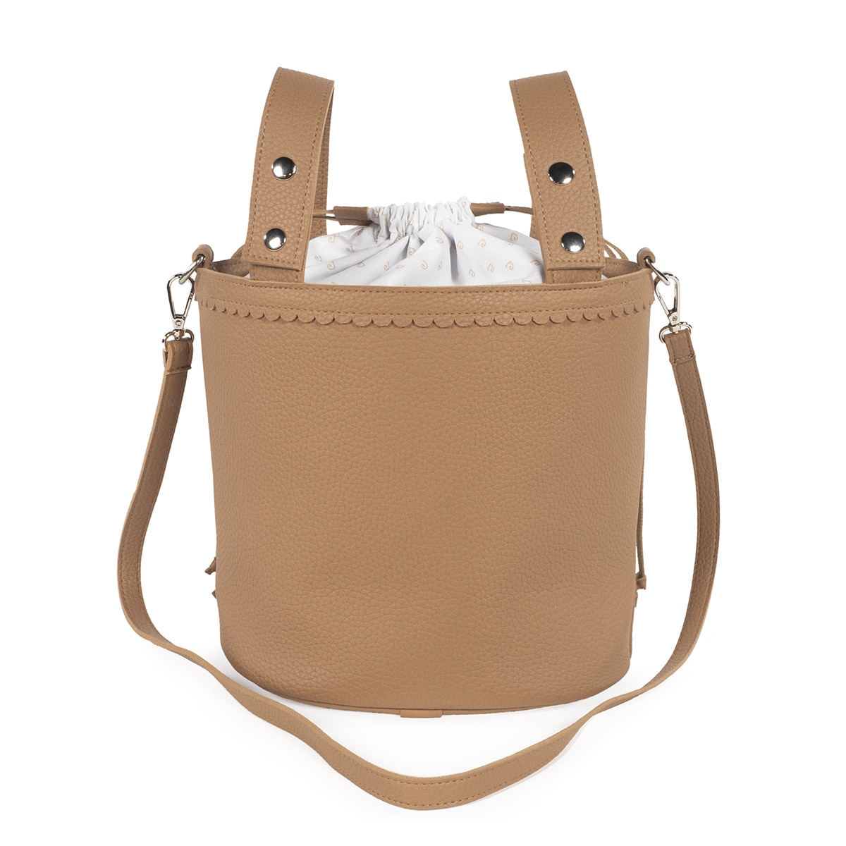 Bolso Bucket Pasito a Pasito Icon - Camel Camel-7