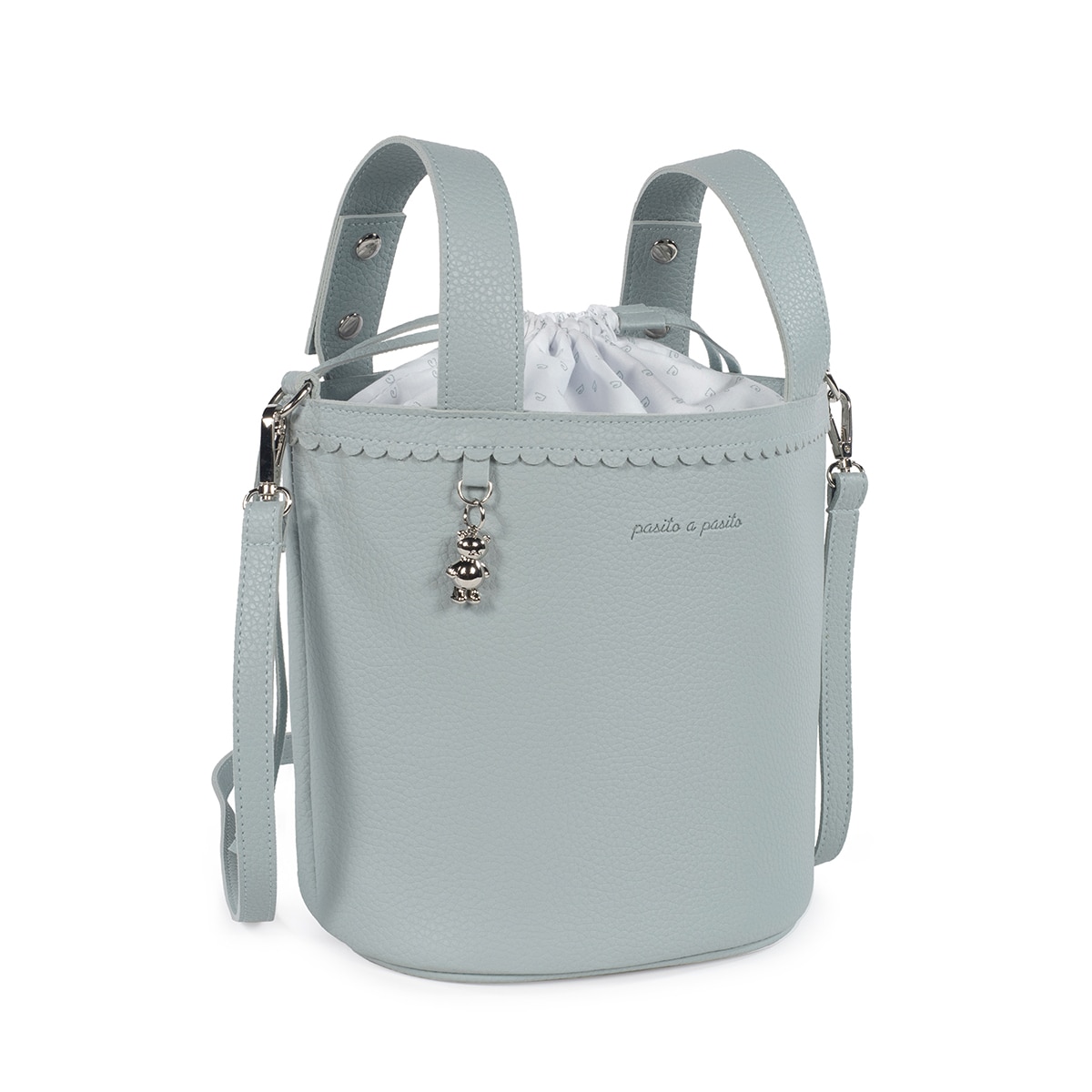 Bolso Bucket Pasito a Pasito Icon - Verde Verde-5