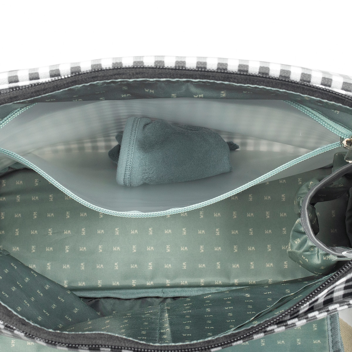 Mala de Enxoval I Love Vichy Preto-9