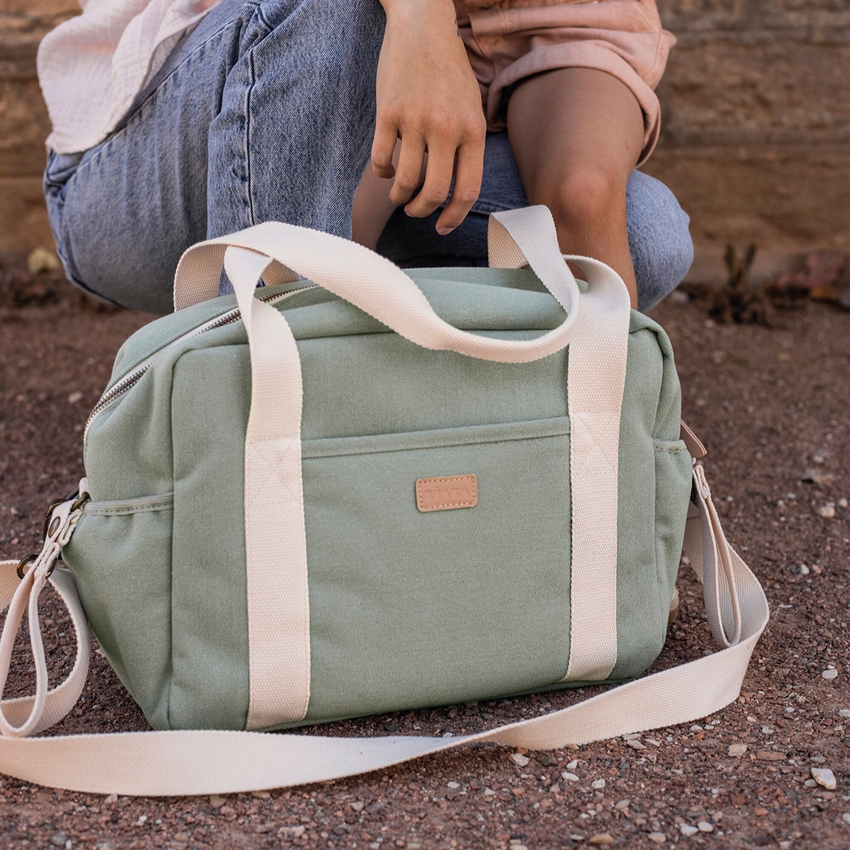 Bolso Cambiador Béaba Paris - Verde Agua Verde Agua-3