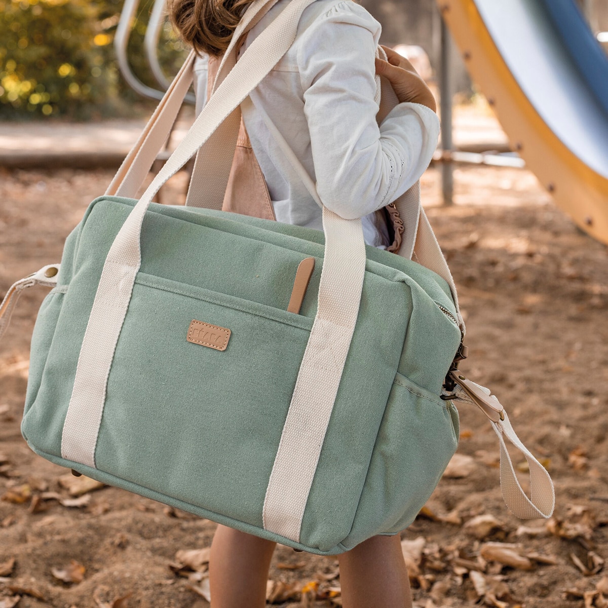 Bolso Cambiador Béaba Paris - Verde Agua Verde Agua-4