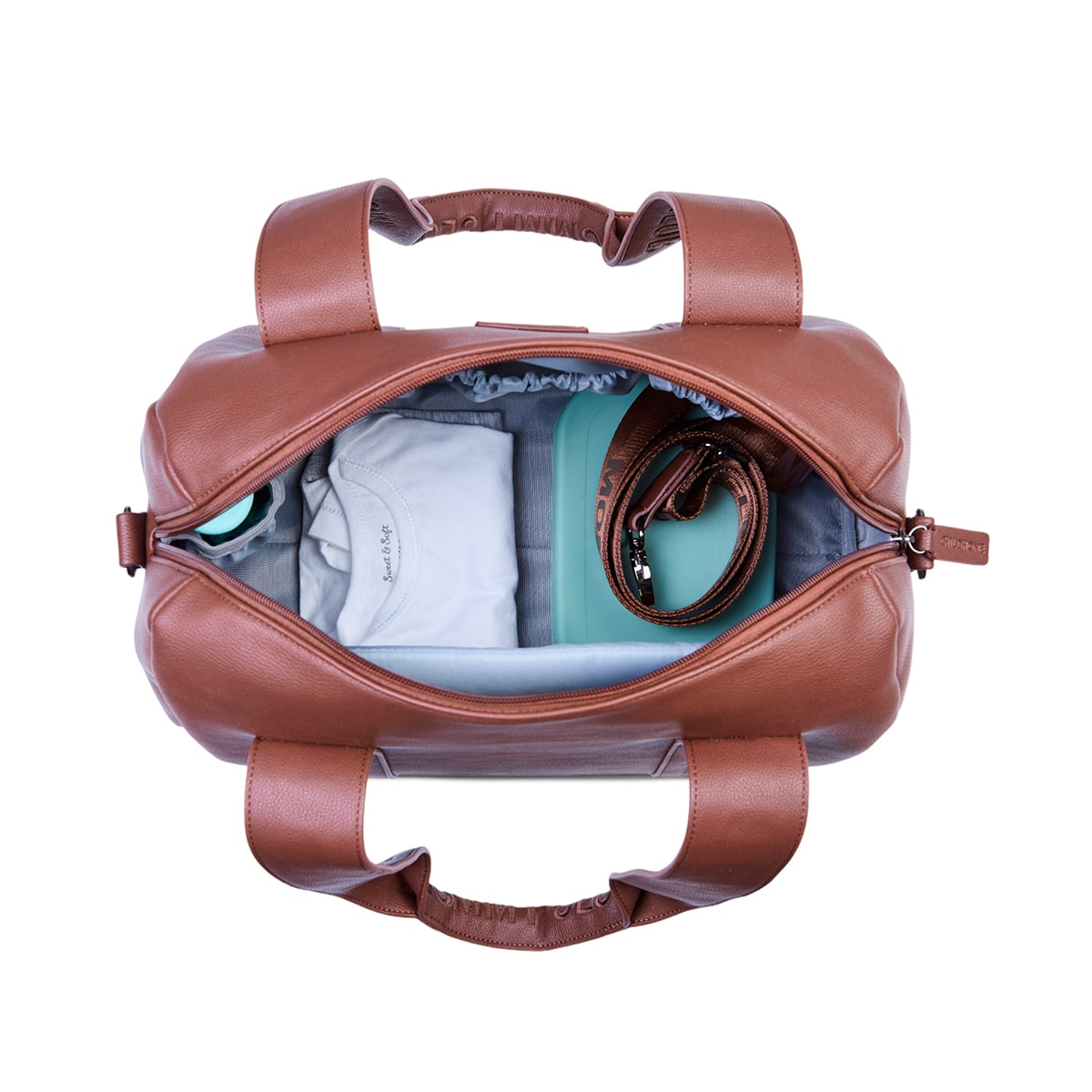 Mala Mommy Club em Polipele Castanho-escuro-5