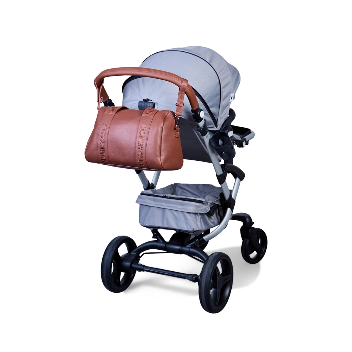 Bolso Childhome Mommy Club Polipiel - Marrón oscuro Marrón oscuro-6