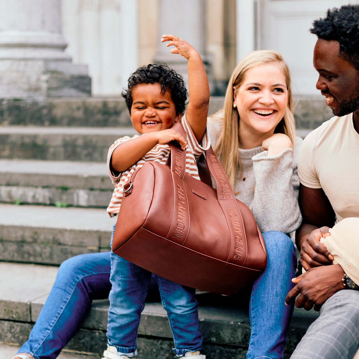 Mala Mommy Club em Polipele Castanho-escuro-9