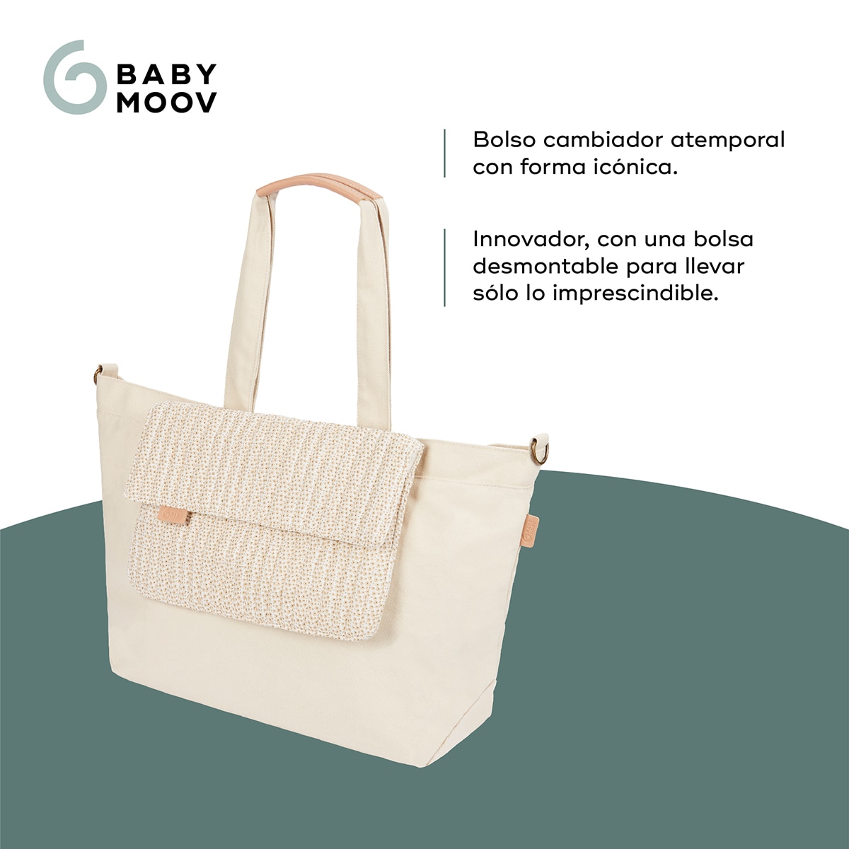 Bolso maternal Babymoov Tote Bag - Blanco Blanco-3