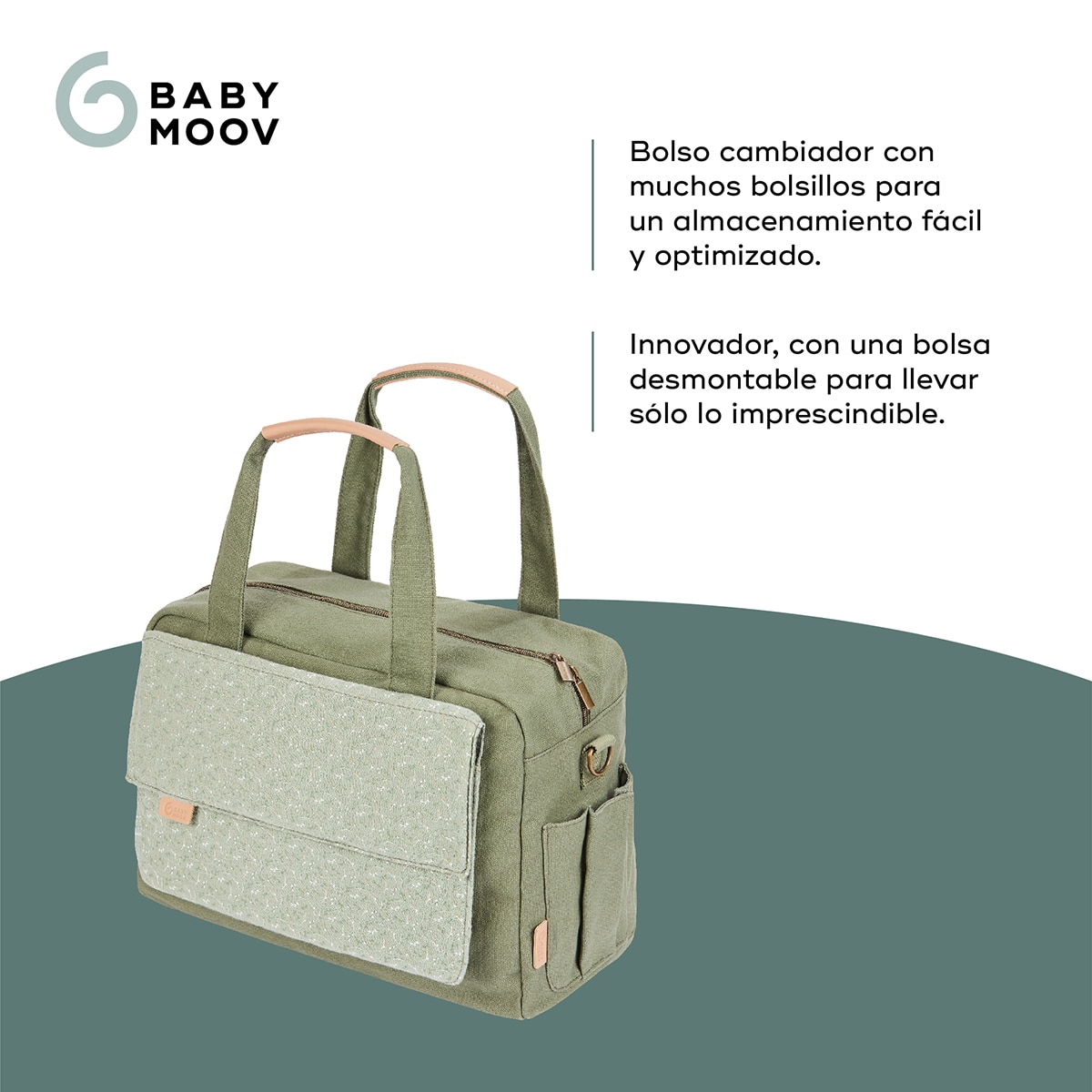 Bolso maternal Babymoov Day to Day - Verde claro Verde claro-3