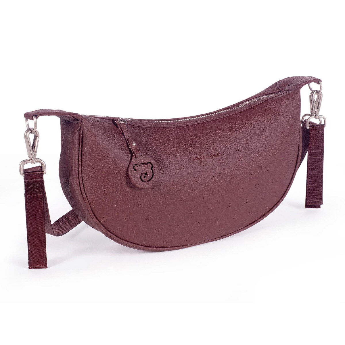 Bolso Crossbody Gondola Pasito a pasito London Granate-3