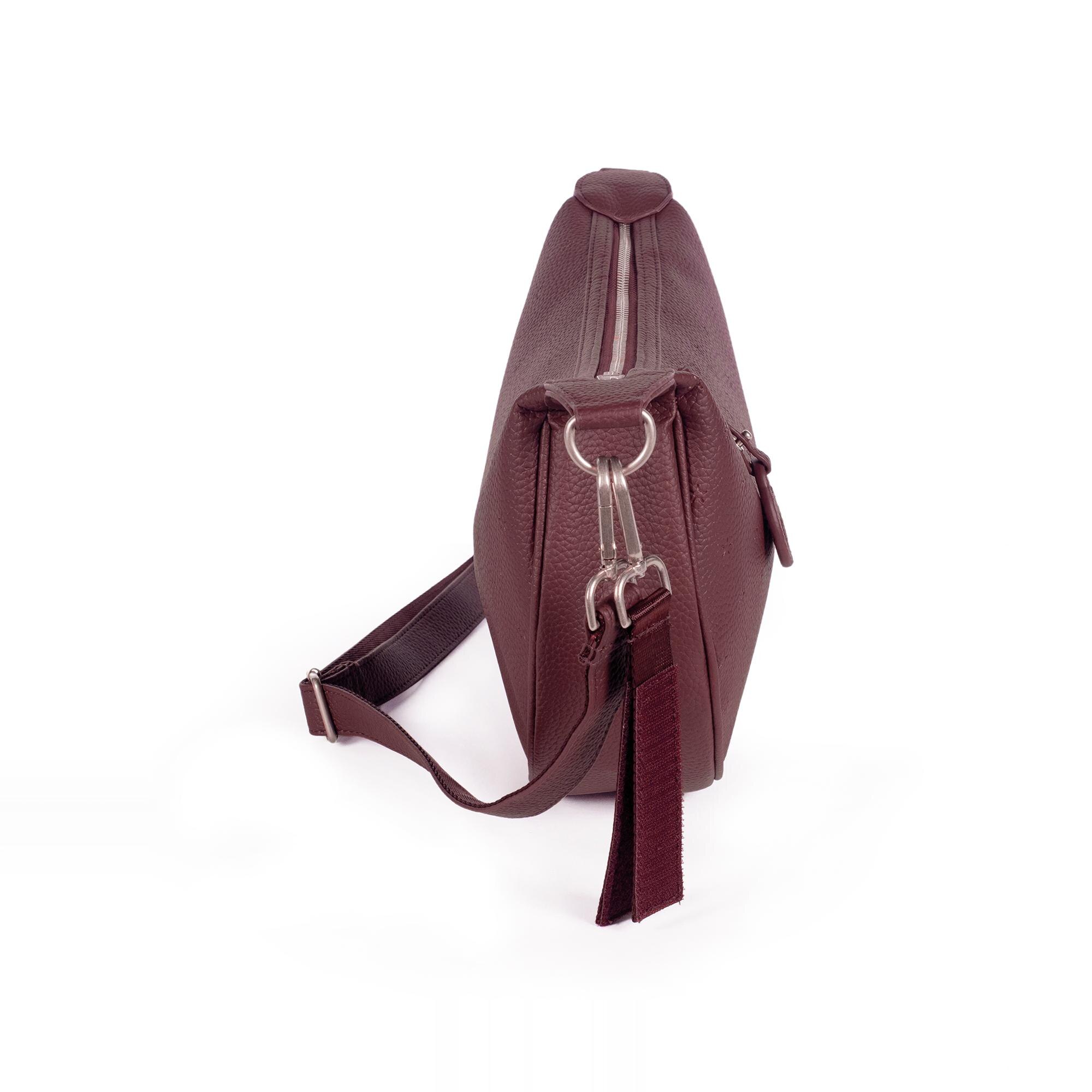 Mala Crossbody Gôndola London Grená-4