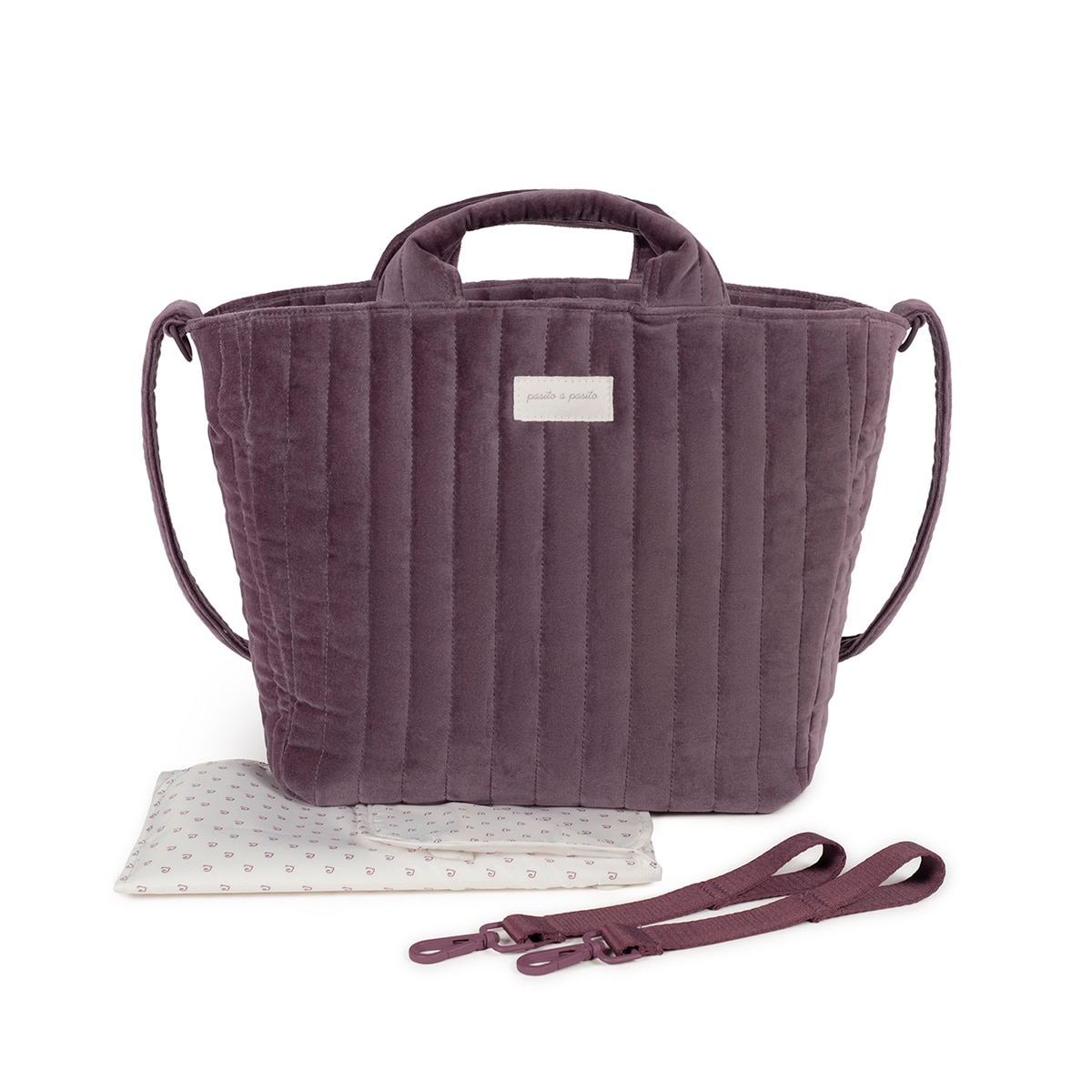 Mala de Enxoval Cherry Velvet Grená-1