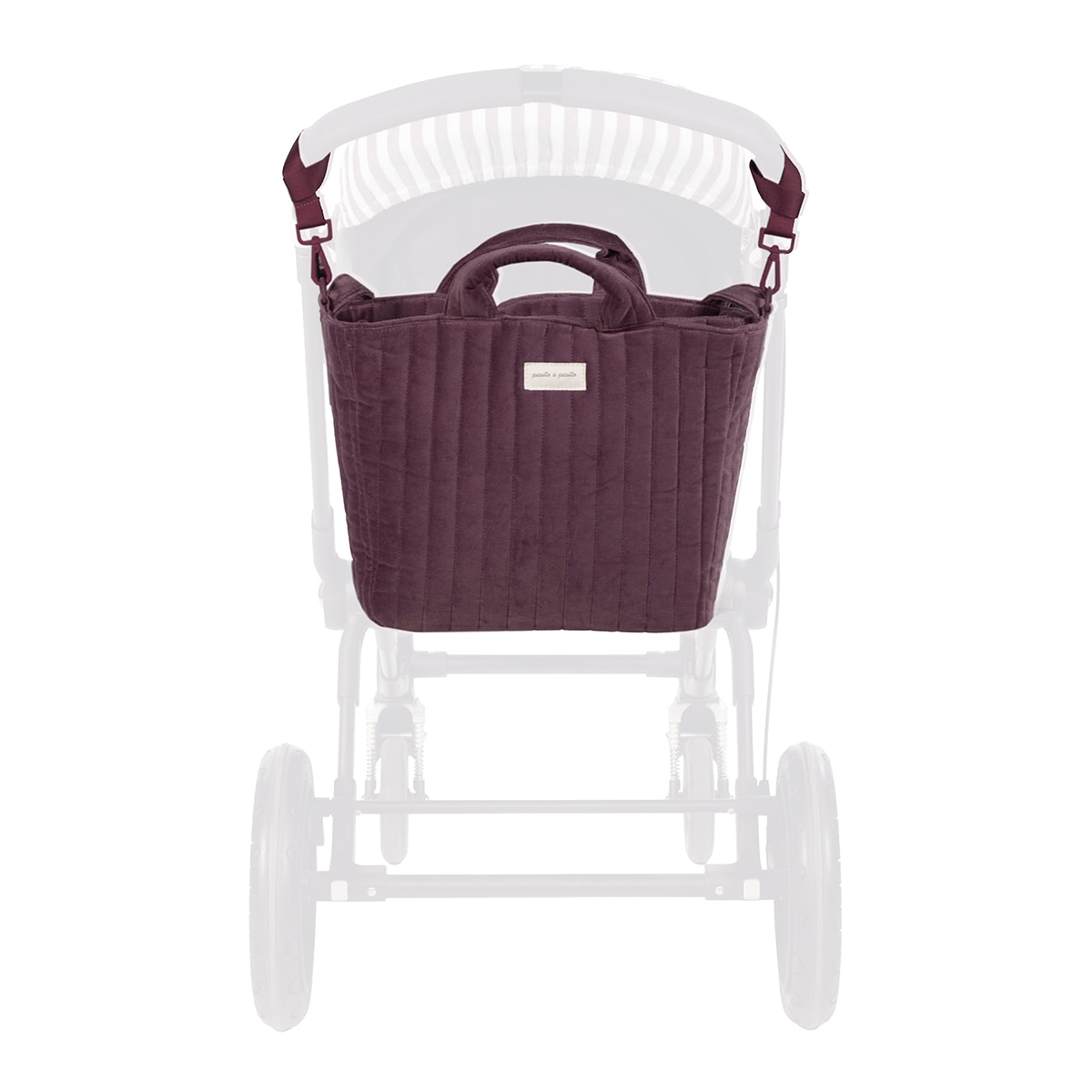 Mala de Enxoval Cherry Velvet Grená-10