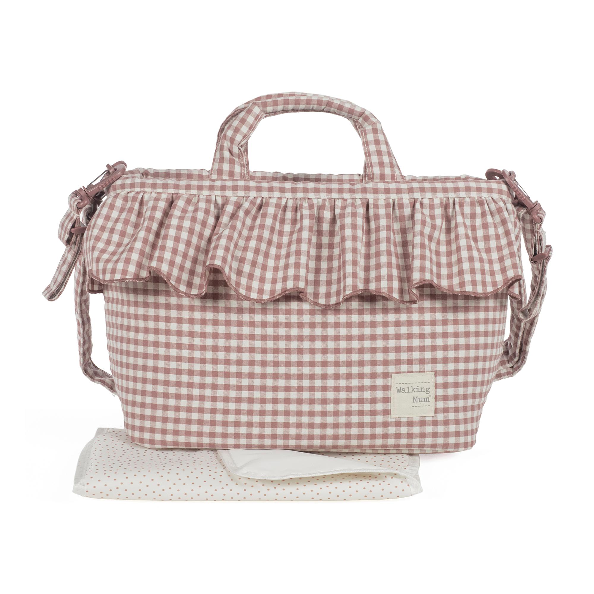 Imagem 0 de Bolsa em vime Praline Vichy Moka