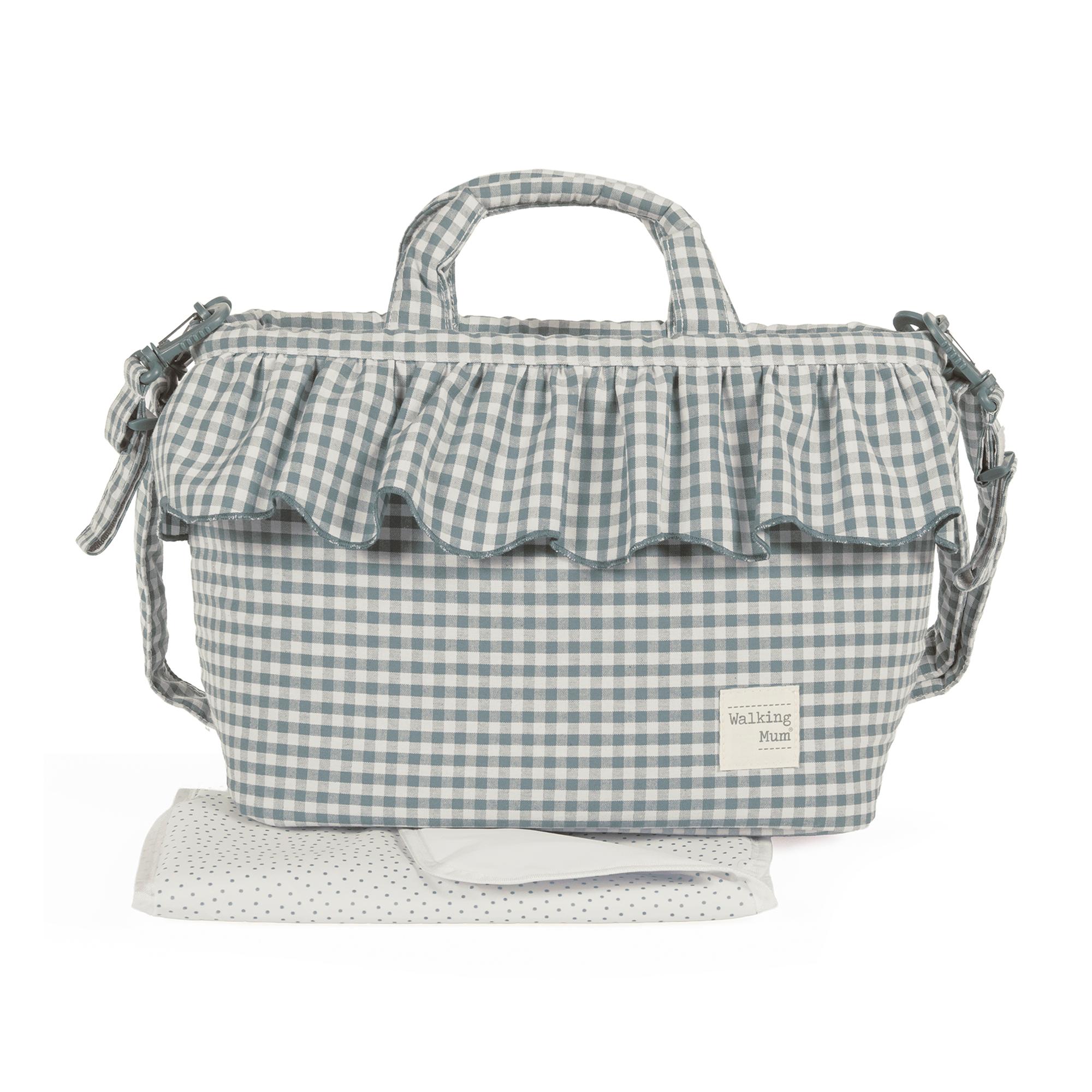 Imagem 0 de Bolsa em vime Praline Vichy Matcha