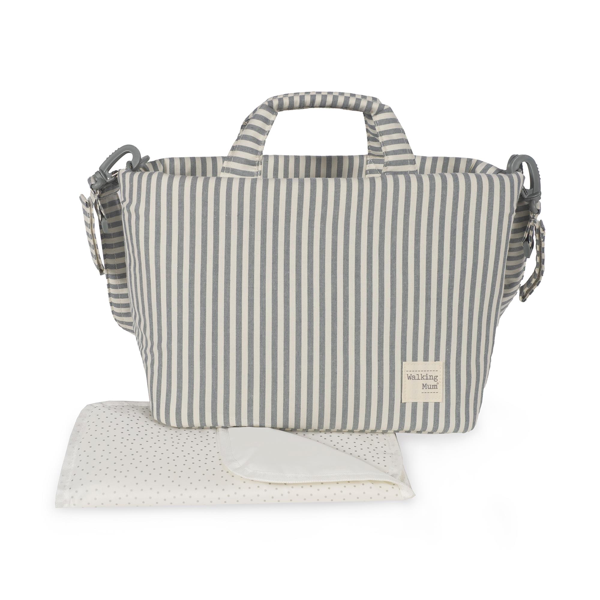 Imagem 0 de Bolsa em vime Praline Riscas Matcha