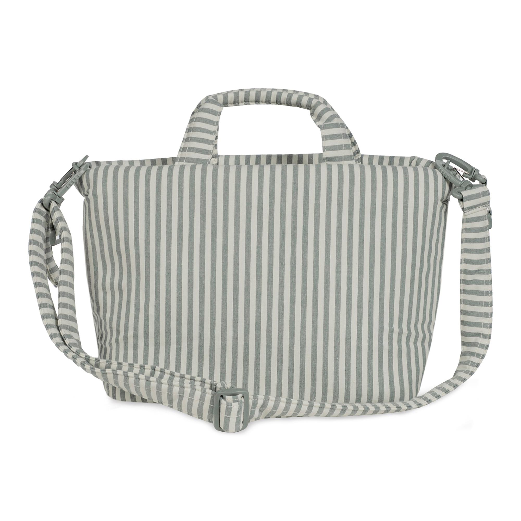 Bolsa em vime Praline Riscas Matcha Verde-6