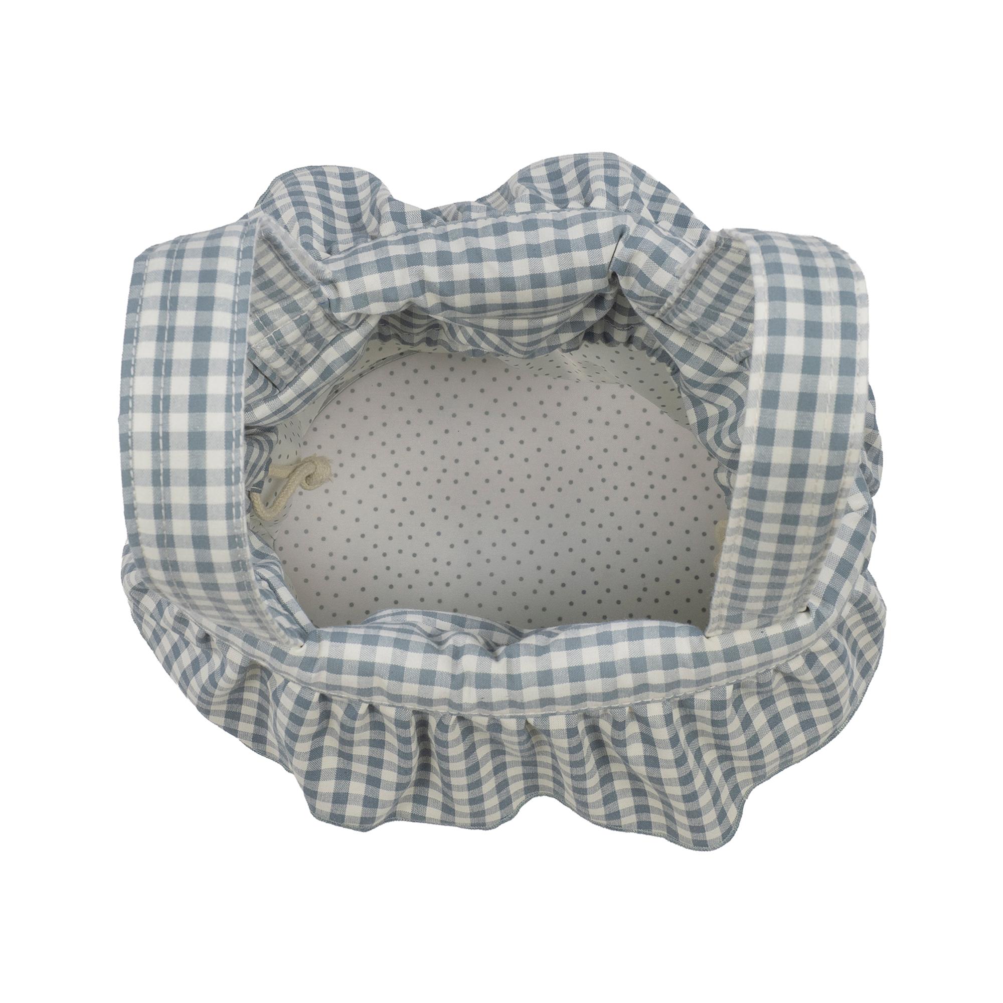 Bolsa Bucket Praliné Vichy Matcha Verde-4