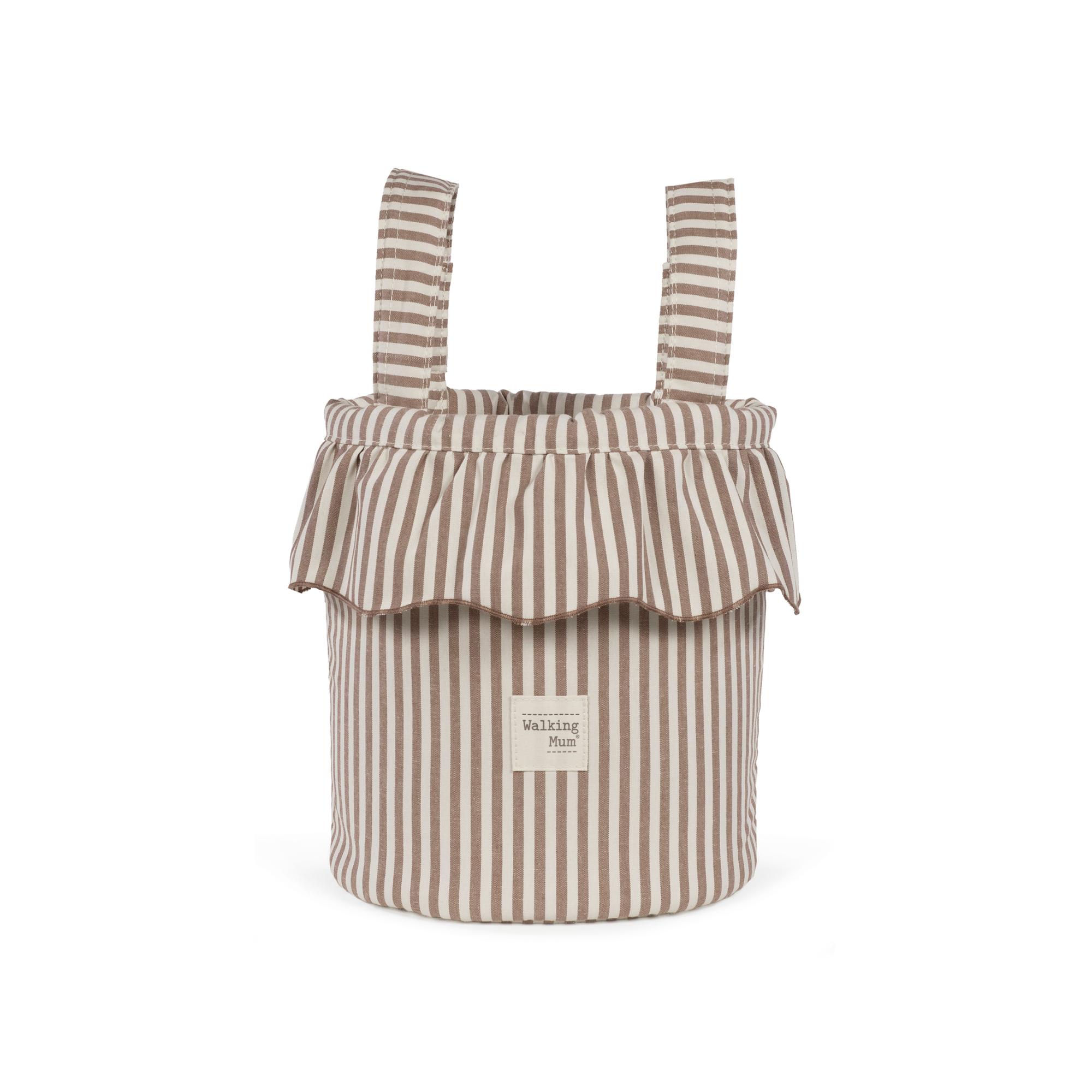 Imagem 0 de Bolsa Bucket Praliné Riscas Moka